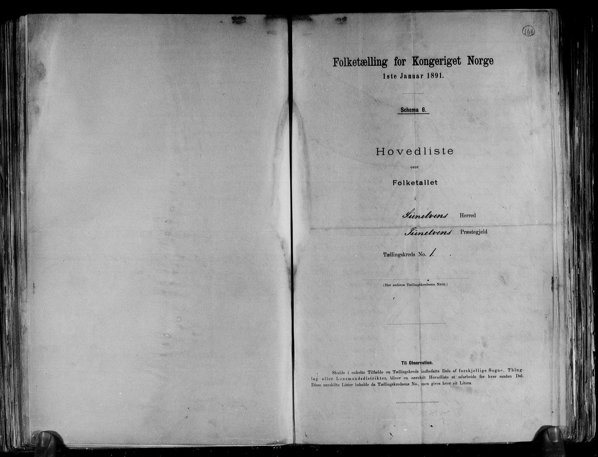 RA, Folketelling 1891 for 1523 Sunnylven herred, 1891, s. 4