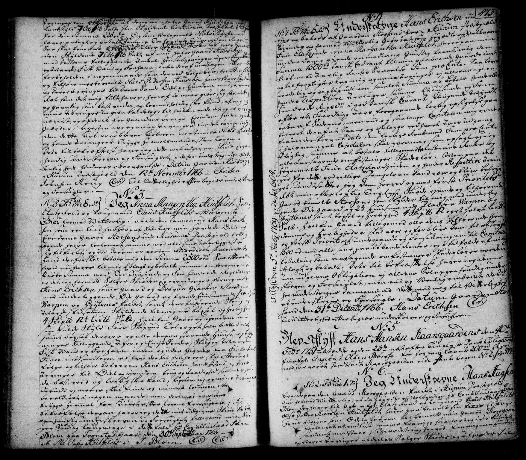 Lier, Røyken og Hurum sorenskriveri, SAKO/A-89/G/Ga/Gaa/L0003: Pantebok nr. III, 1756-1771, s. 473
