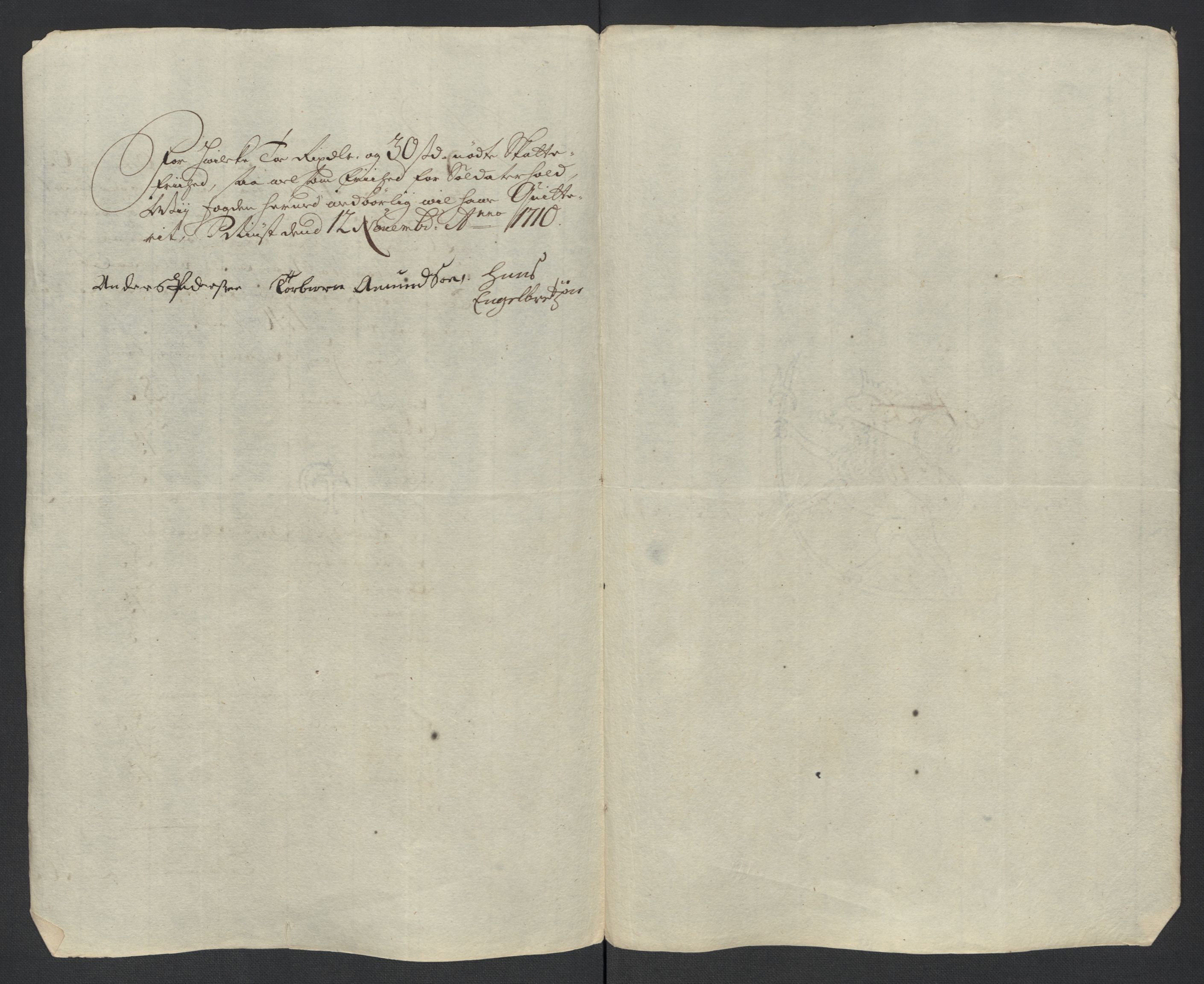 Rentekammeret inntil 1814, Reviderte regnskaper, Fogderegnskap, RA/EA-4092/R13/L0847: Fogderegnskap Solør, Odal og Østerdal, 1710, s. 205