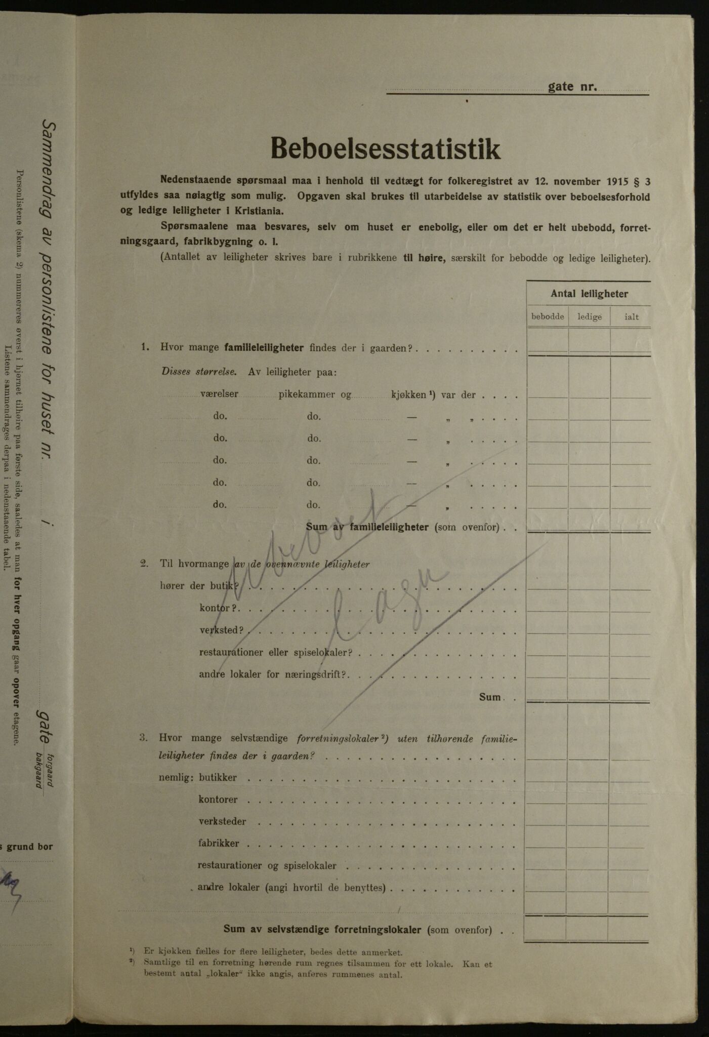 OBA, Kommunal folketelling 1.12.1923 for Kristiania, 1923, s. 91532