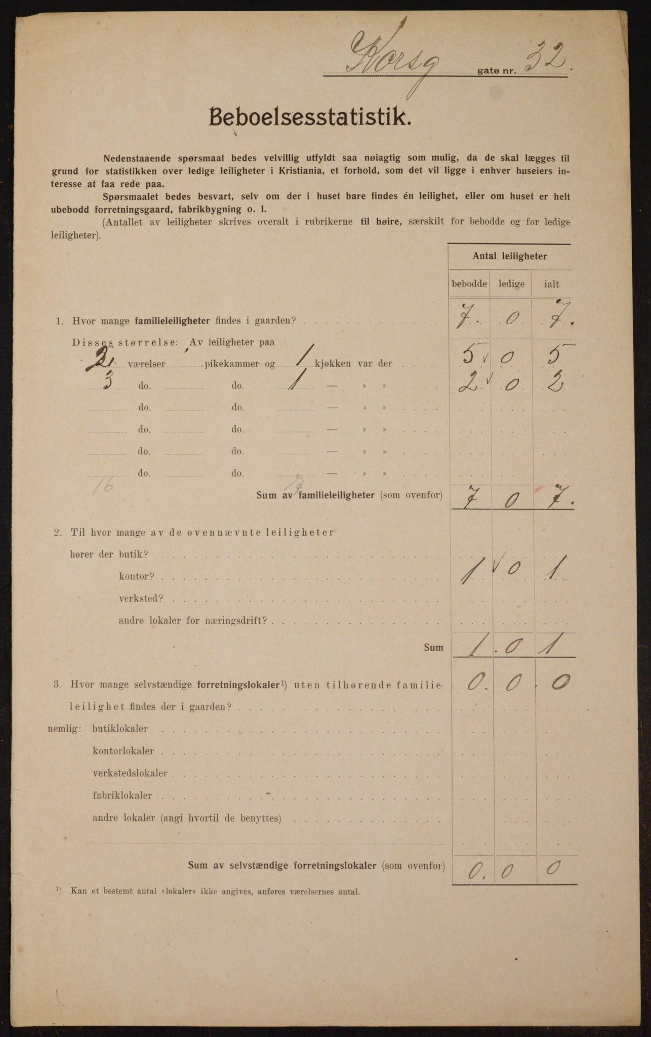 OBA, Kommunal folketelling 1.2.1910 for Kristiania, 1910, s. 52311