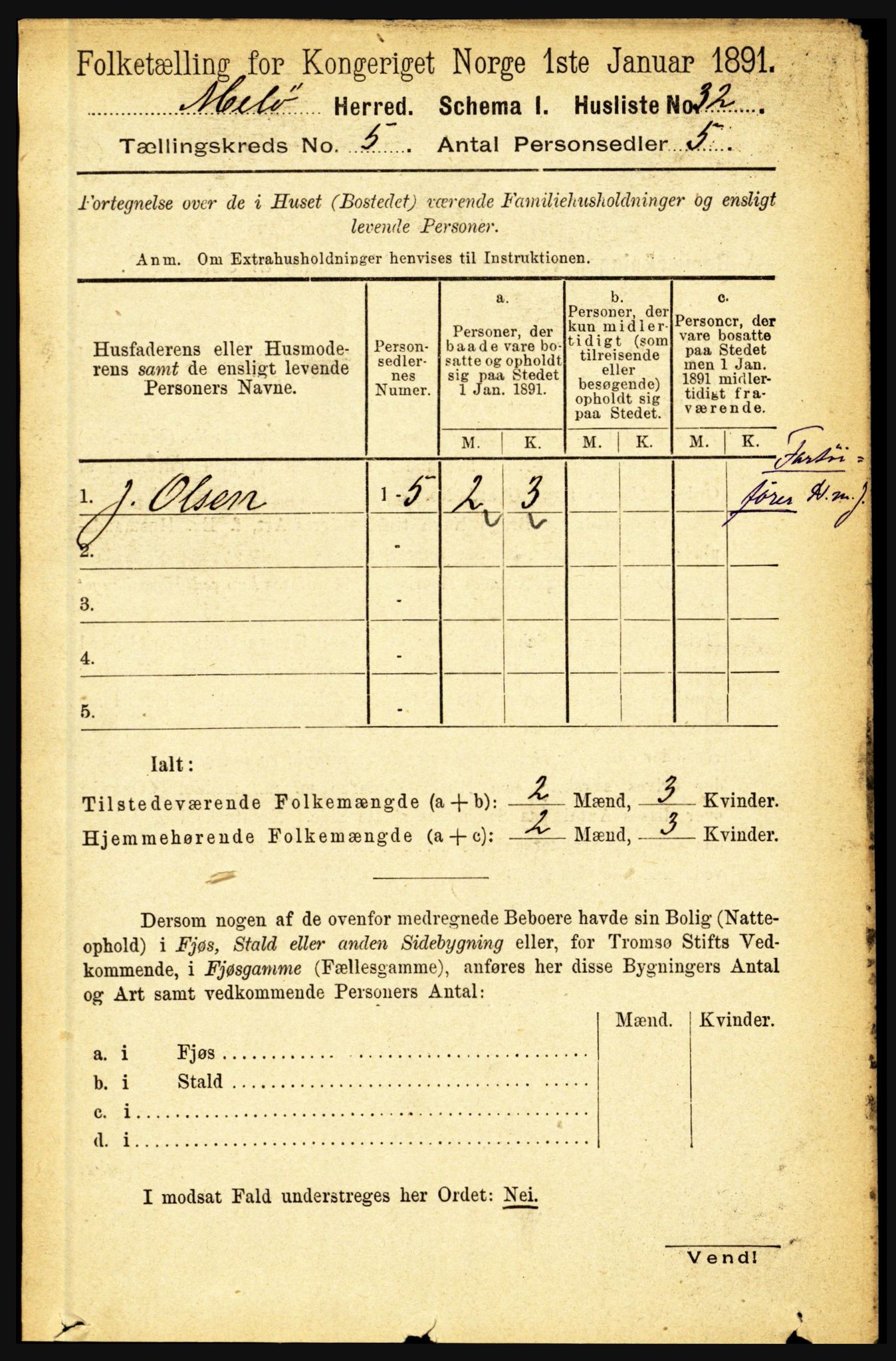 RA, Folketelling 1891 for 1837 Meløy herred, 1891, s. 1795