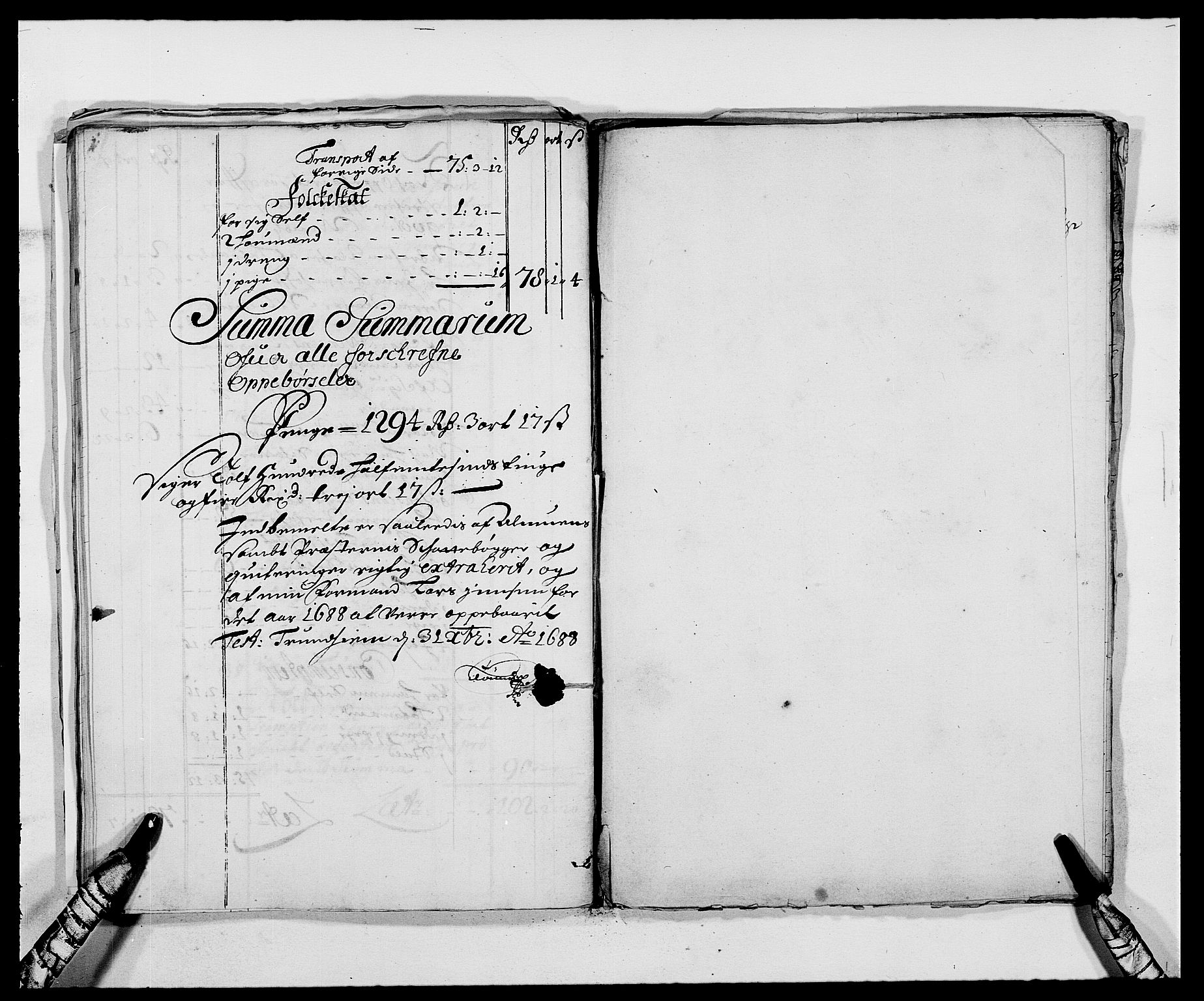 Rentekammeret inntil 1814, Reviderte regnskaper, Fogderegnskap, RA/EA-4092/R59/L3939: Fogderegnskap Gauldal, 1687-1688, s. 329