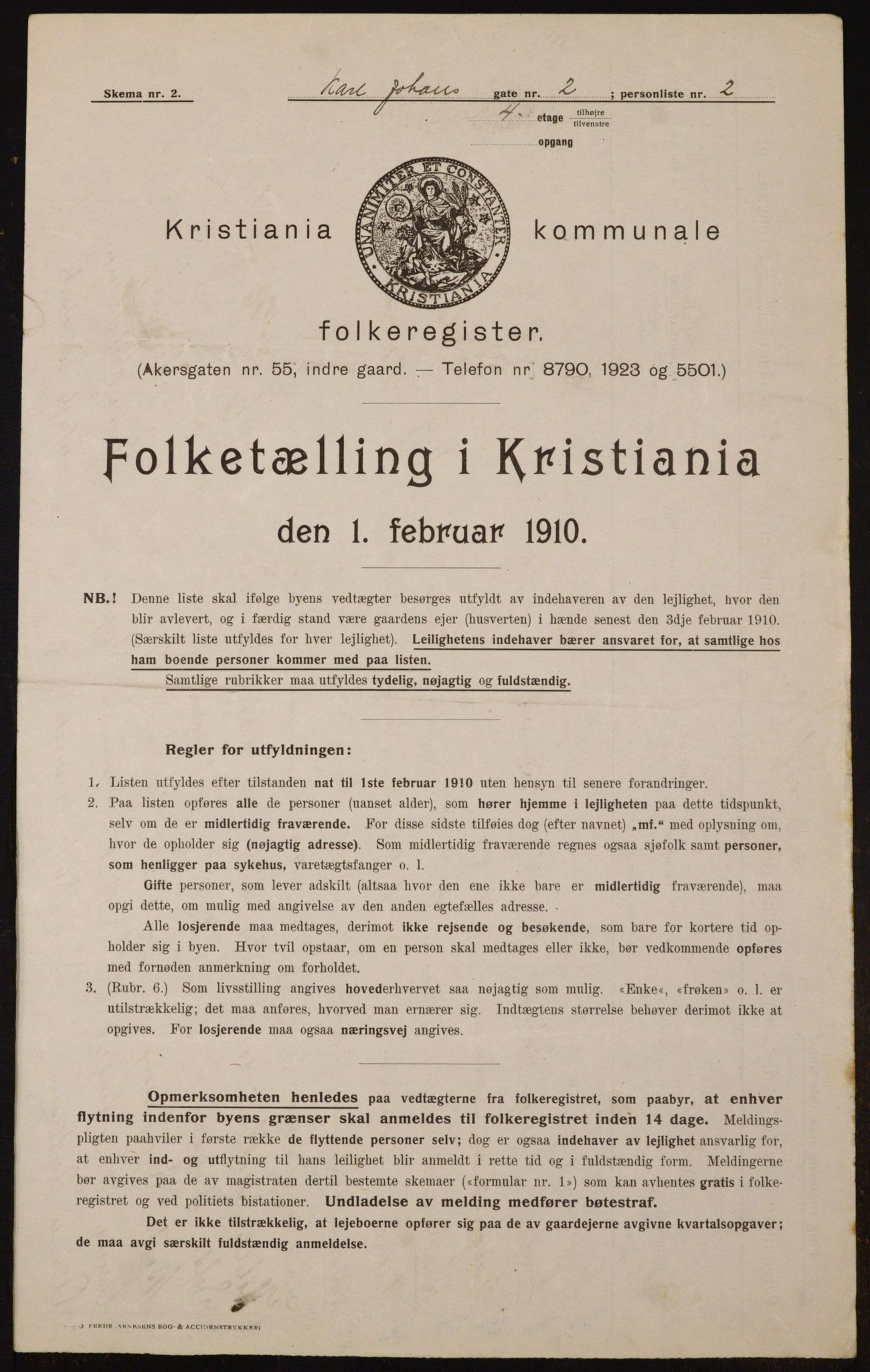 OBA, Kommunal folketelling 1.2.1910 for Kristiania, 1910, s. 47282