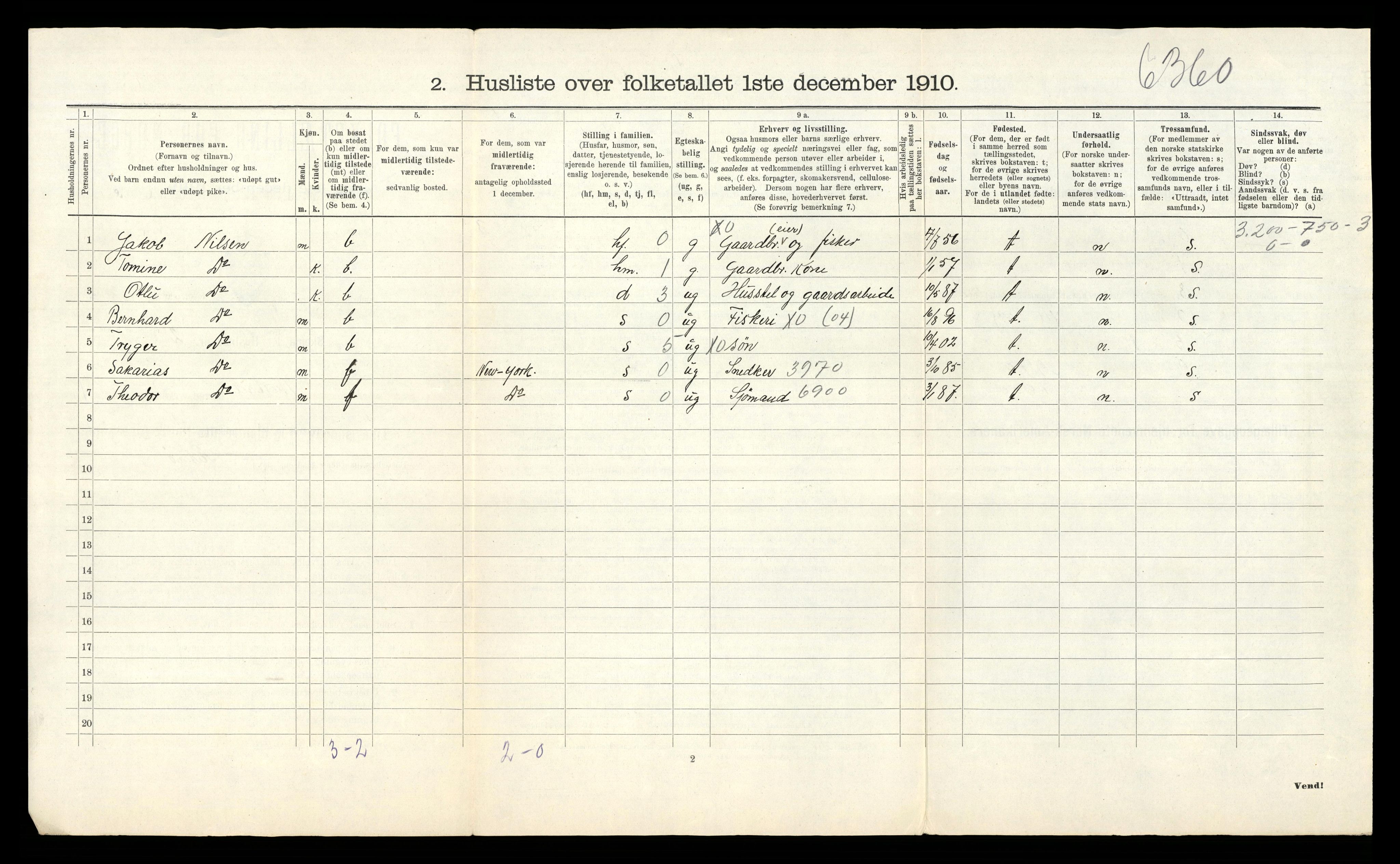 RA, Folketelling 1910 for 1031 Austad herred, 1910, s. 23