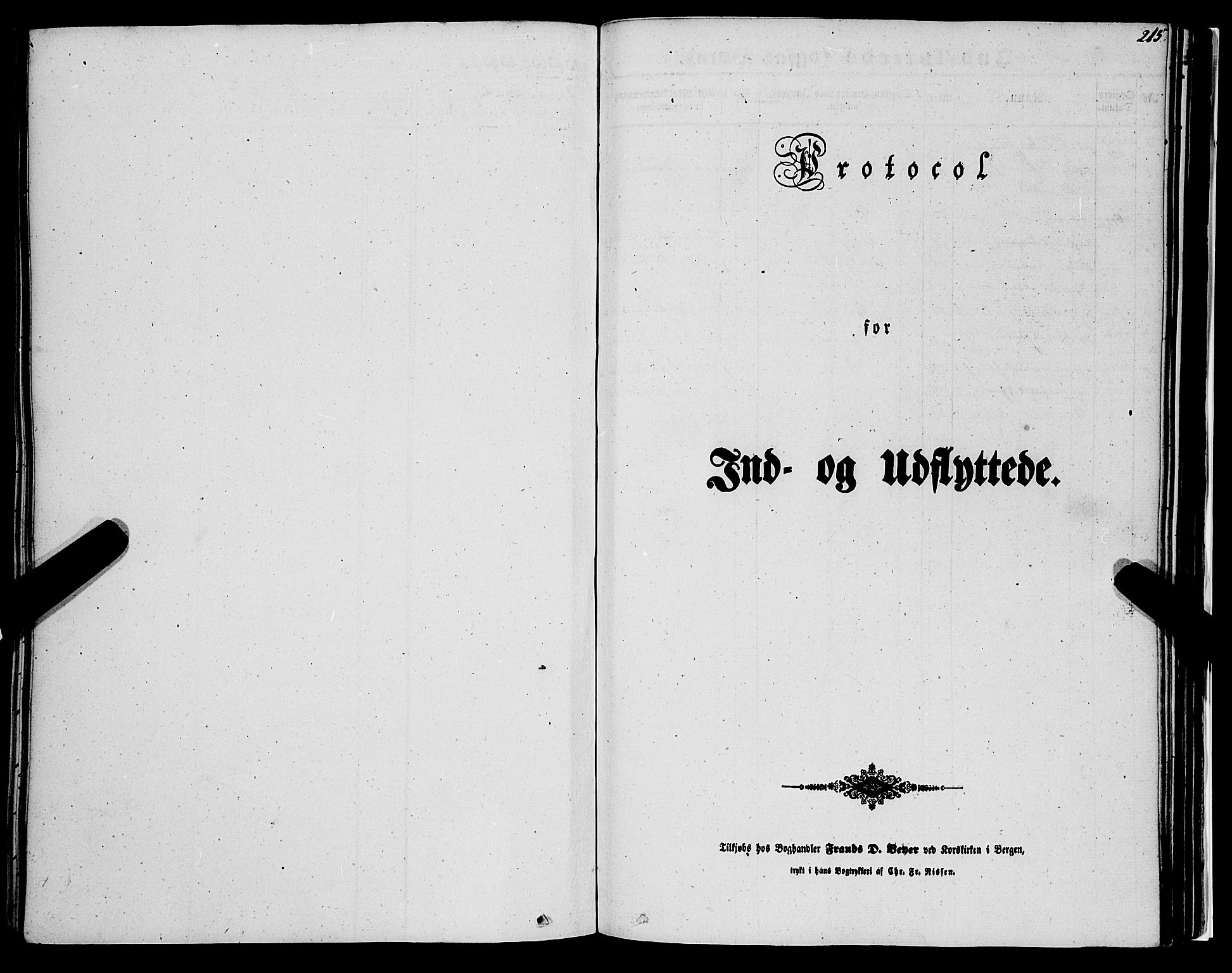 Luster sokneprestembete, SAB/A-81101/H/Haa/Haaa/L0007: Ministerialbok nr. A 7, 1849-1859, s. 215