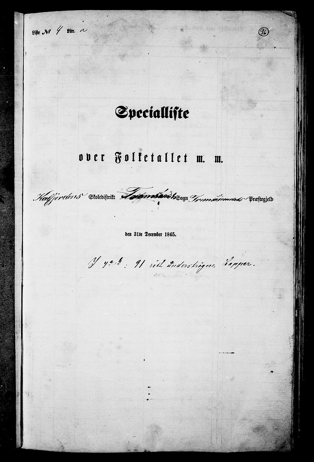 RA, Folketelling 1865 for 1934P Tromsøysund prestegjeld, 1865, s. 80