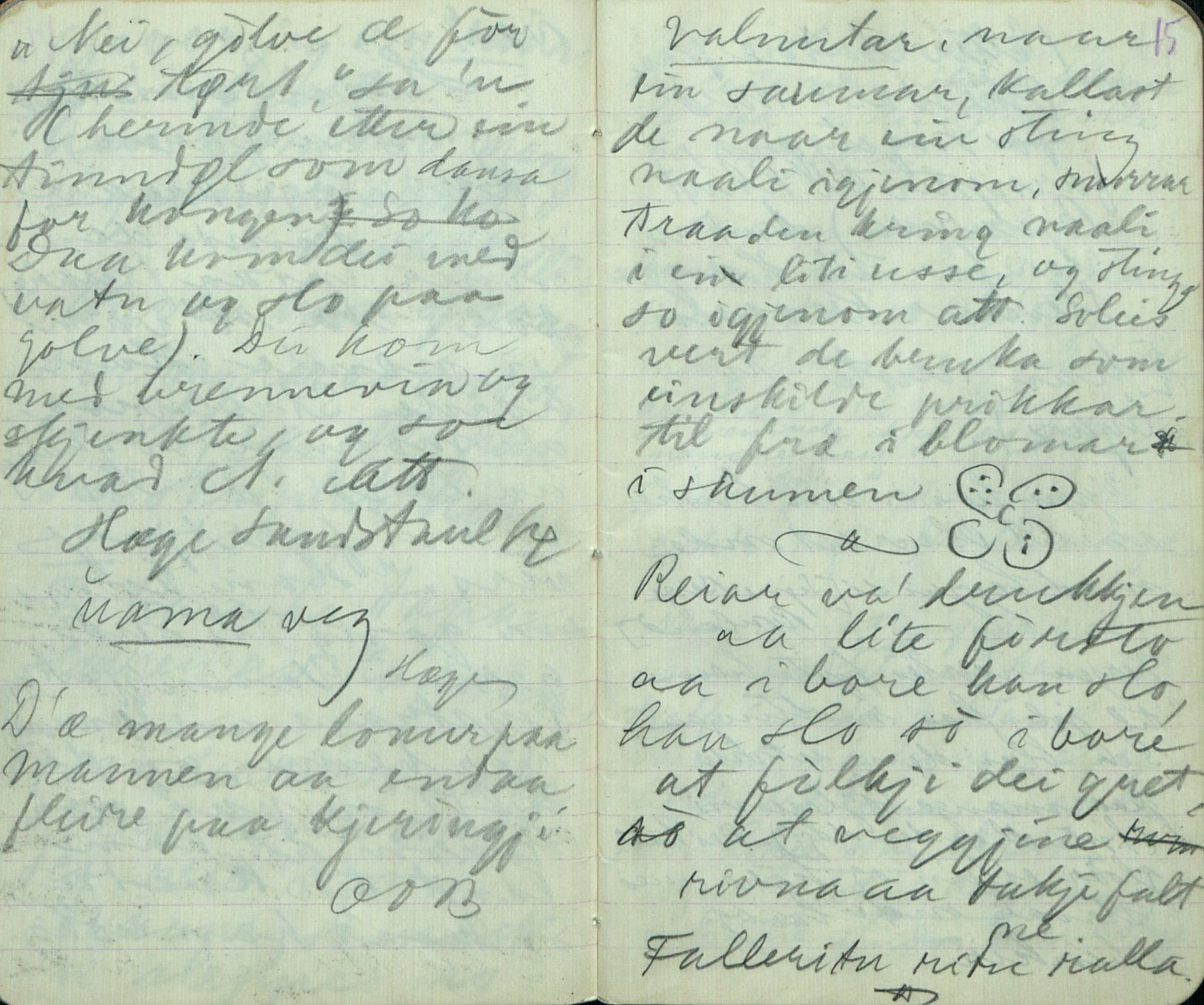 Rikard Berge, TEMU/TGM-A-1003/F/L0008/0020: 300-340 / 319 Oppskrifter frå Øyfjell, Rauland. R. Berge, 1914-1915, s. 14-15