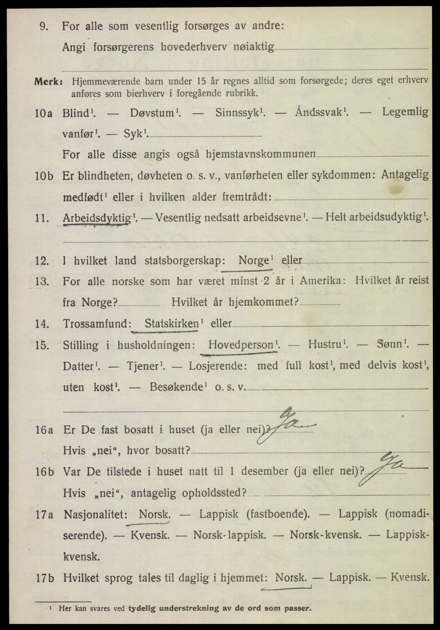 SAT, Folketelling 1920 for 1747 Otterøy herred, 1920, s. 1354