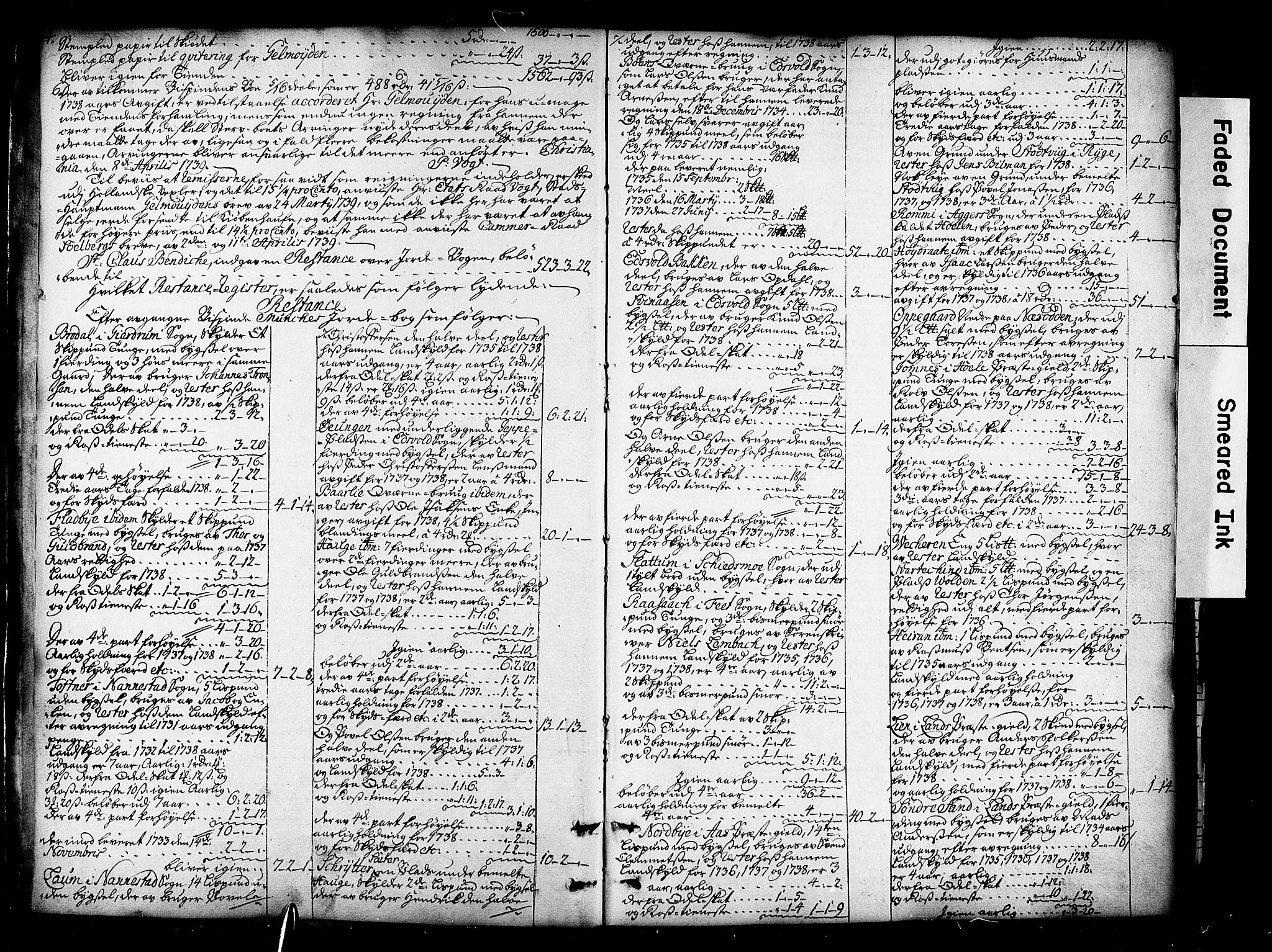 Bragernes prosti, AV/SAKO-A-430/O/Ob/L0002: Skifteprotokoll, 1739-1776, s. 4-5
