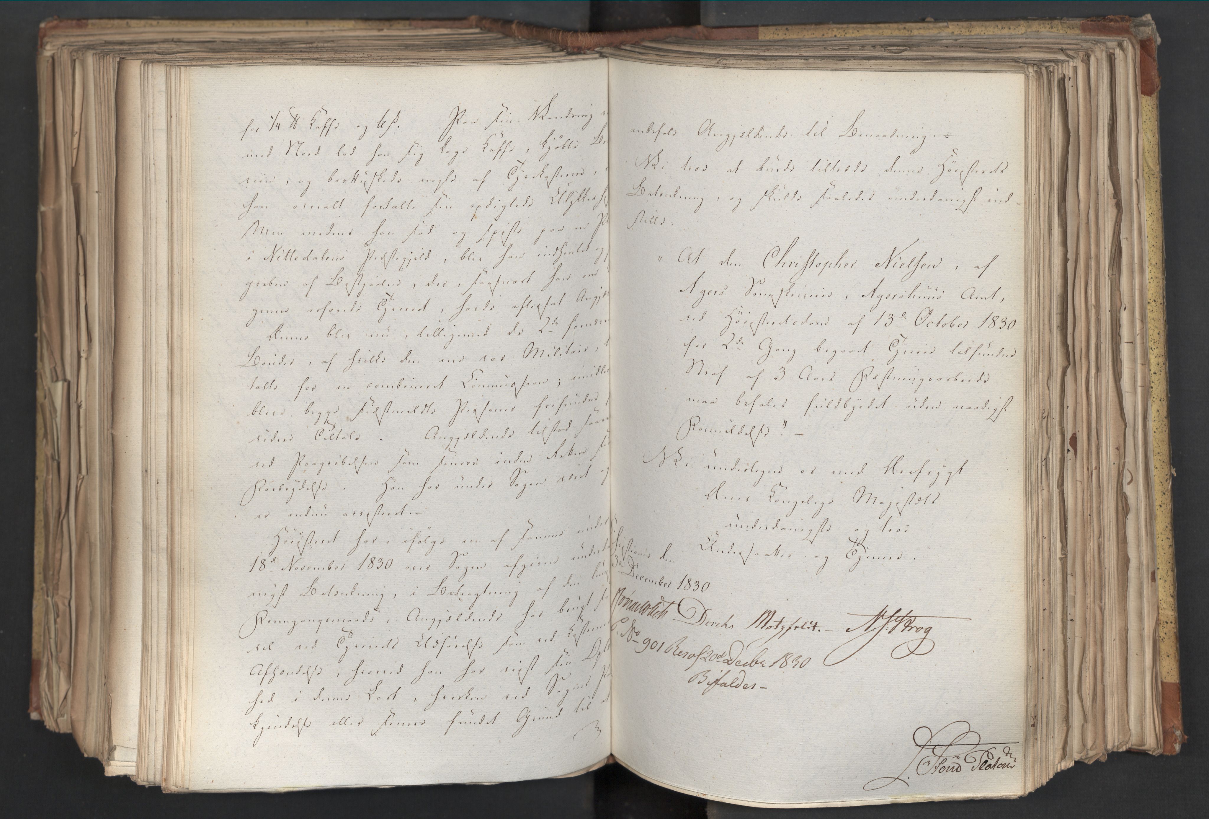 Statsrådsavdelingen i Stockholm, AV/RA-S-1003/D/Da/L0068: Regjeringsinnstillinger nr. 660-876, 1830, s. 482