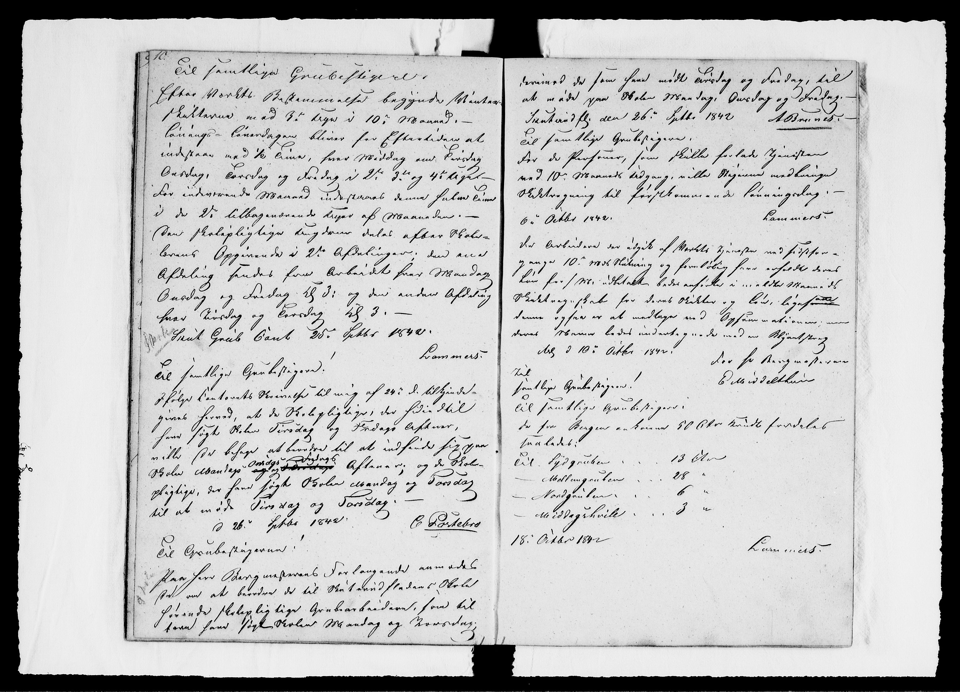Modums Blaafarveværk, AV/RA-PA-0157/G/Ge/L0312/0001: -- / Journal for Nordgruberne, 1840-1844, s. 13