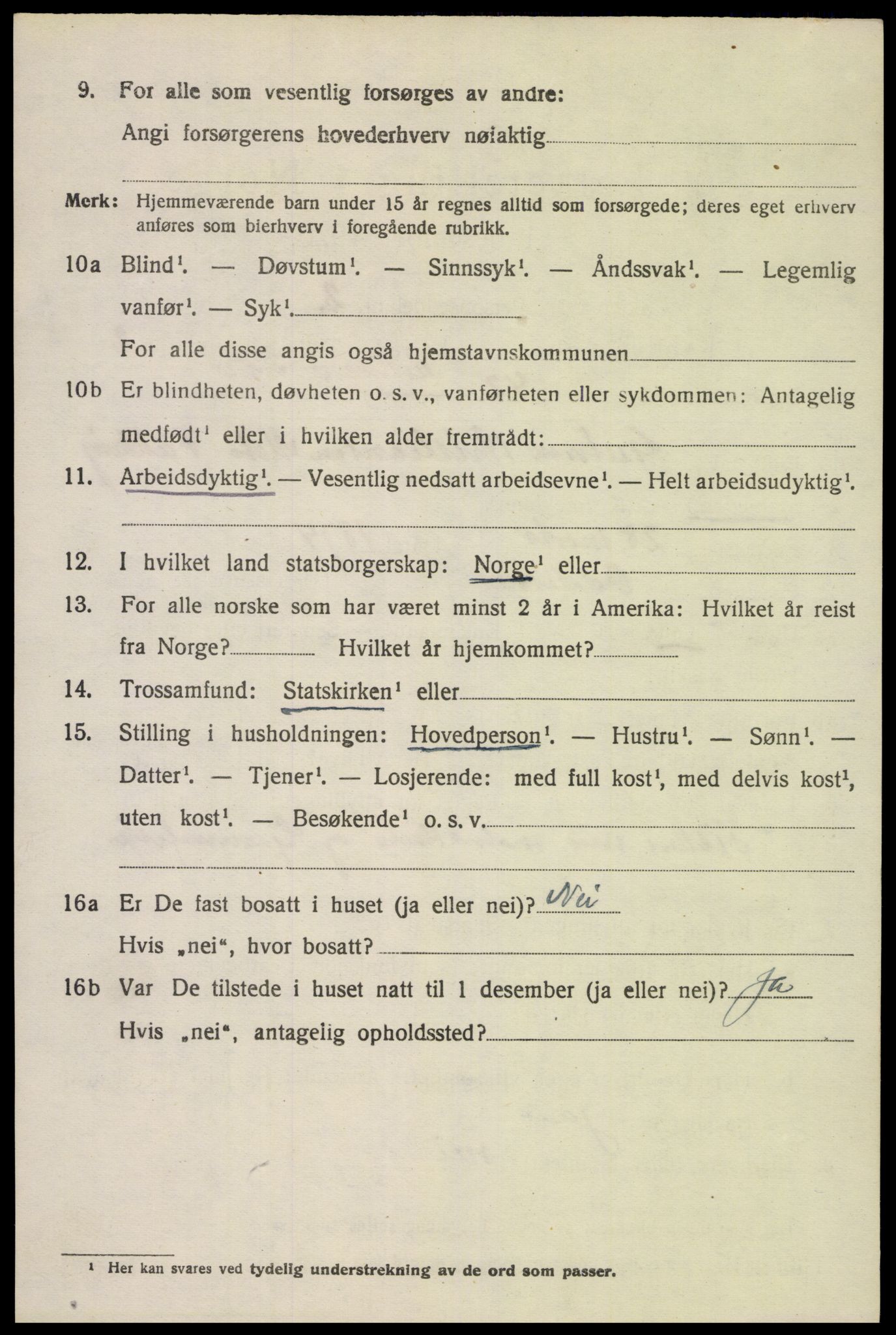 SAK, Folketelling 1920 for 1011 Randesund herred, 1920, s. 1437