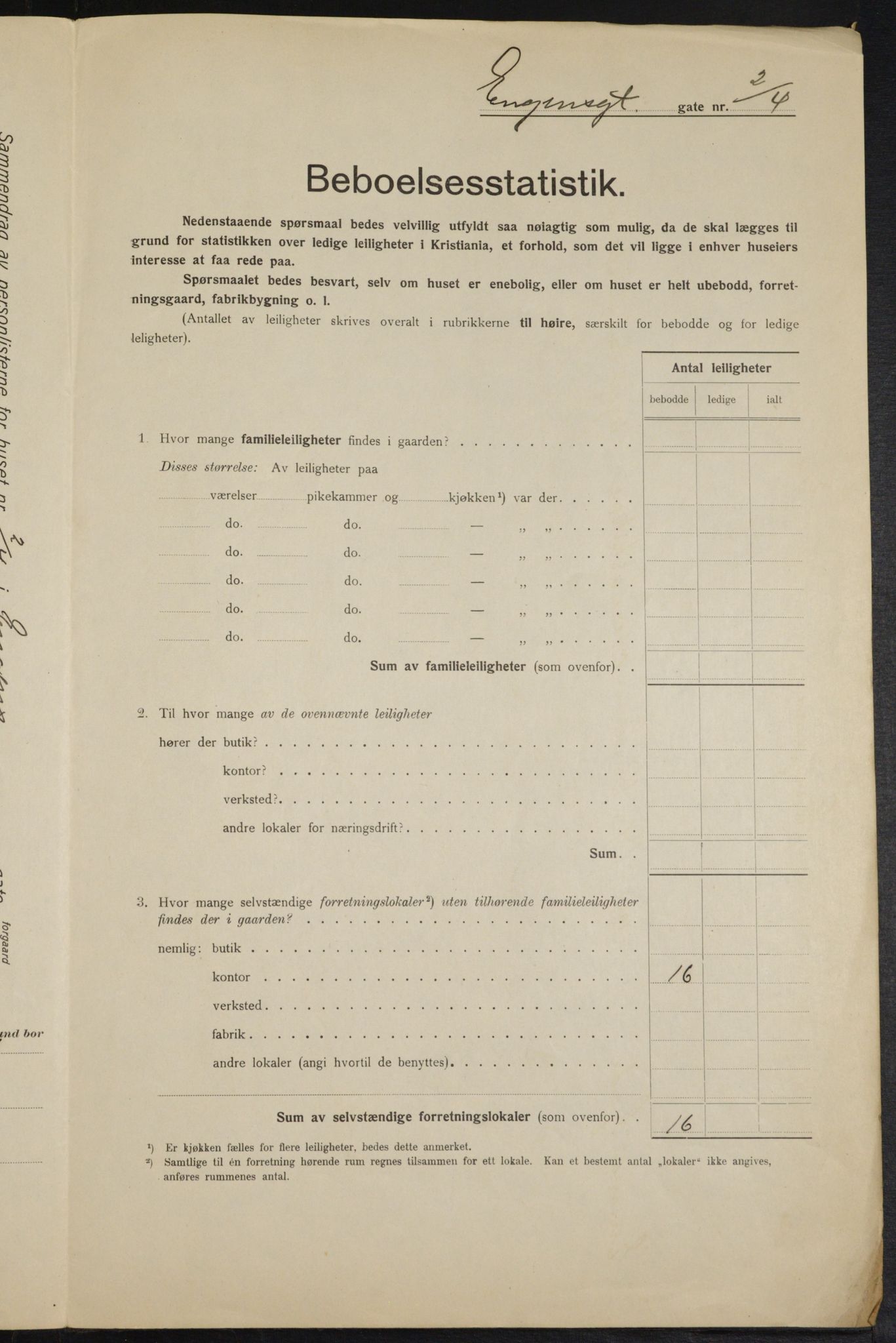 OBA, Kommunal folketelling 1.2.1915 for Kristiania, 1915, s. 21293