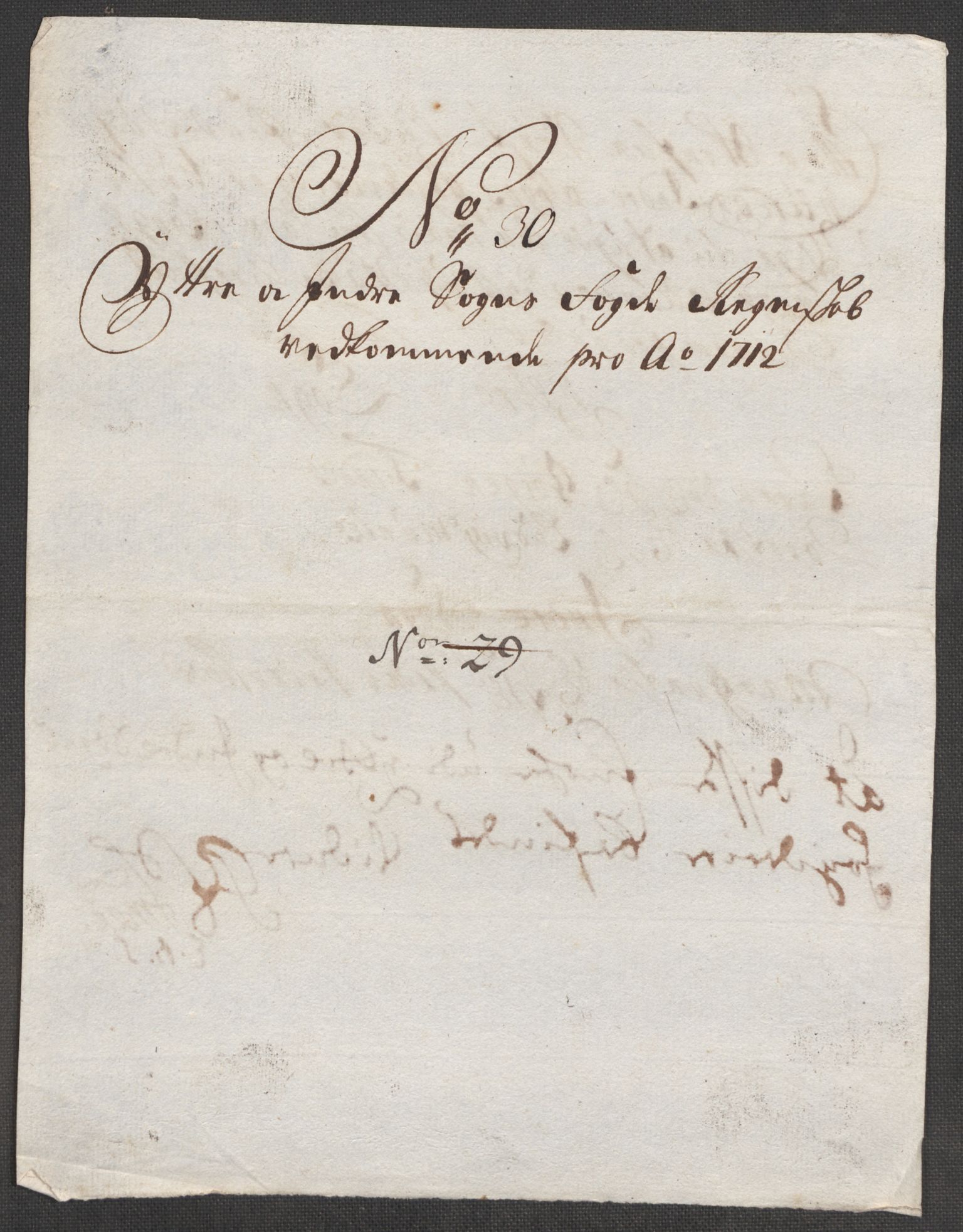 Rentekammeret inntil 1814, Reviderte regnskaper, Fogderegnskap, RA/EA-4092/R52/L3318: Fogderegnskap Sogn, 1712, s. 283