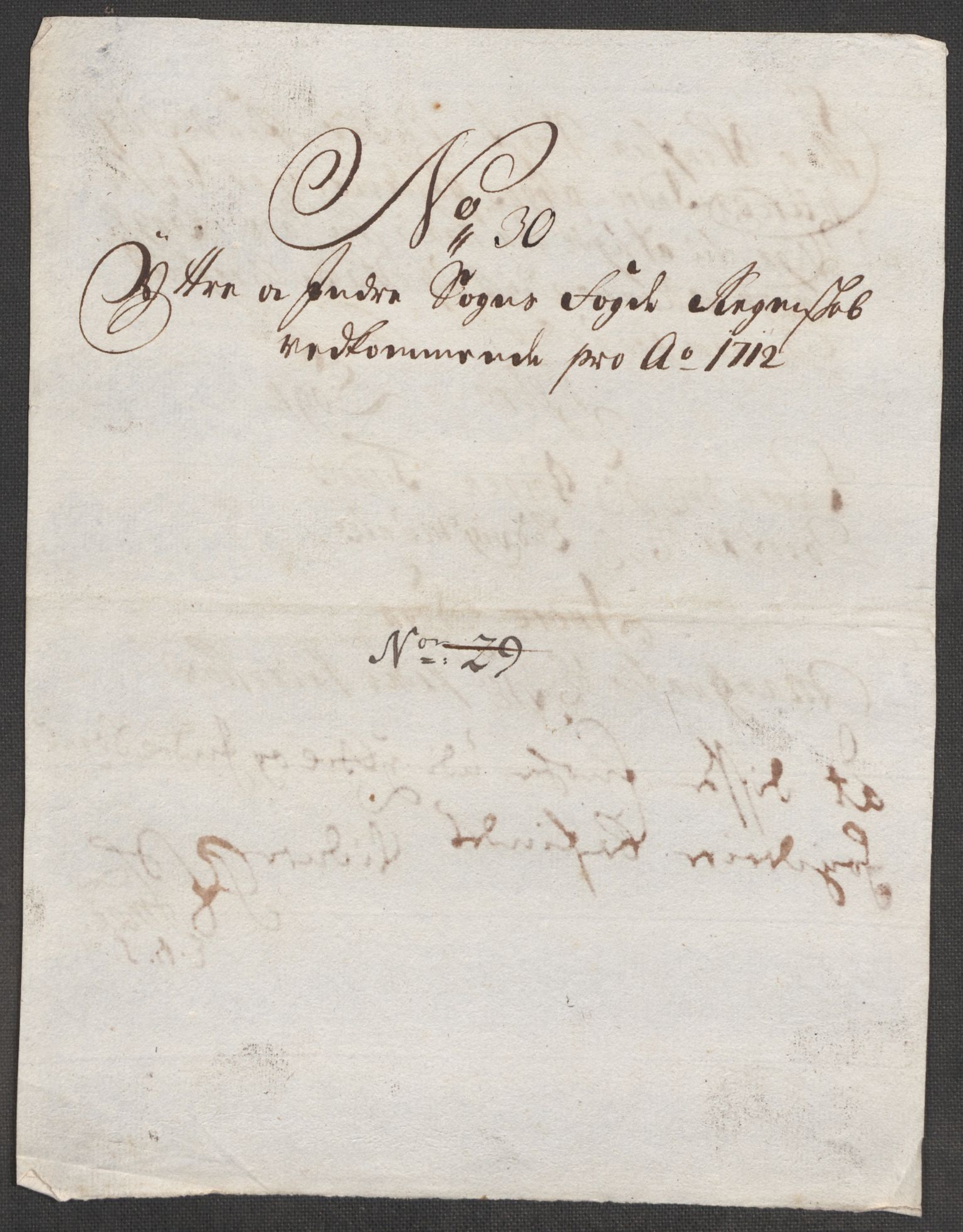 Rentekammeret inntil 1814, Reviderte regnskaper, Fogderegnskap, AV/RA-EA-4092/R52/L3318: Fogderegnskap Sogn, 1712, s. 283