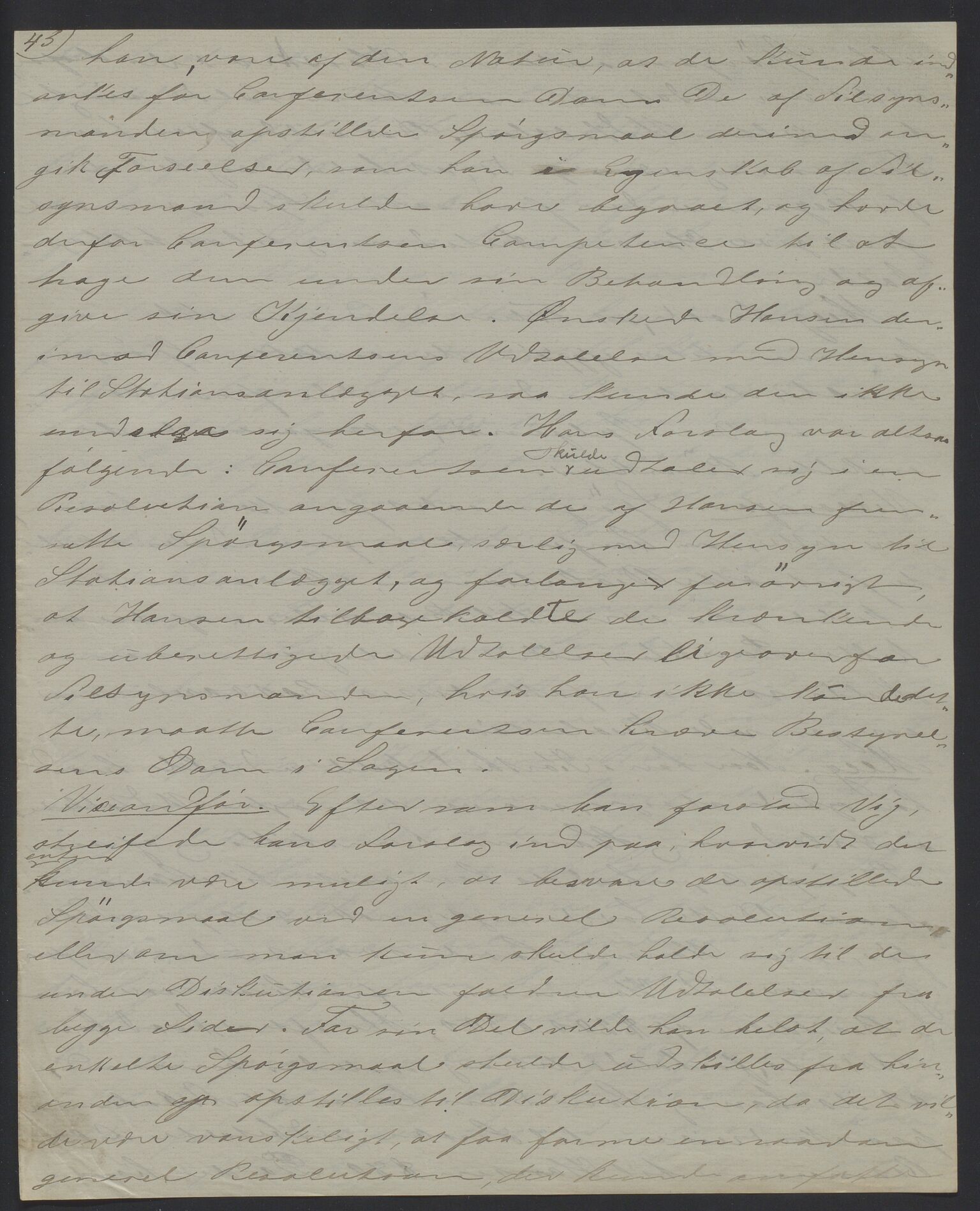 Det Norske Misjonsselskap - hovedadministrasjonen, VID/MA-A-1045/D/Da/Daa/L0036/0006: Konferansereferat og årsberetninger / Konferansereferat fra Madagaskar Innland., 1884