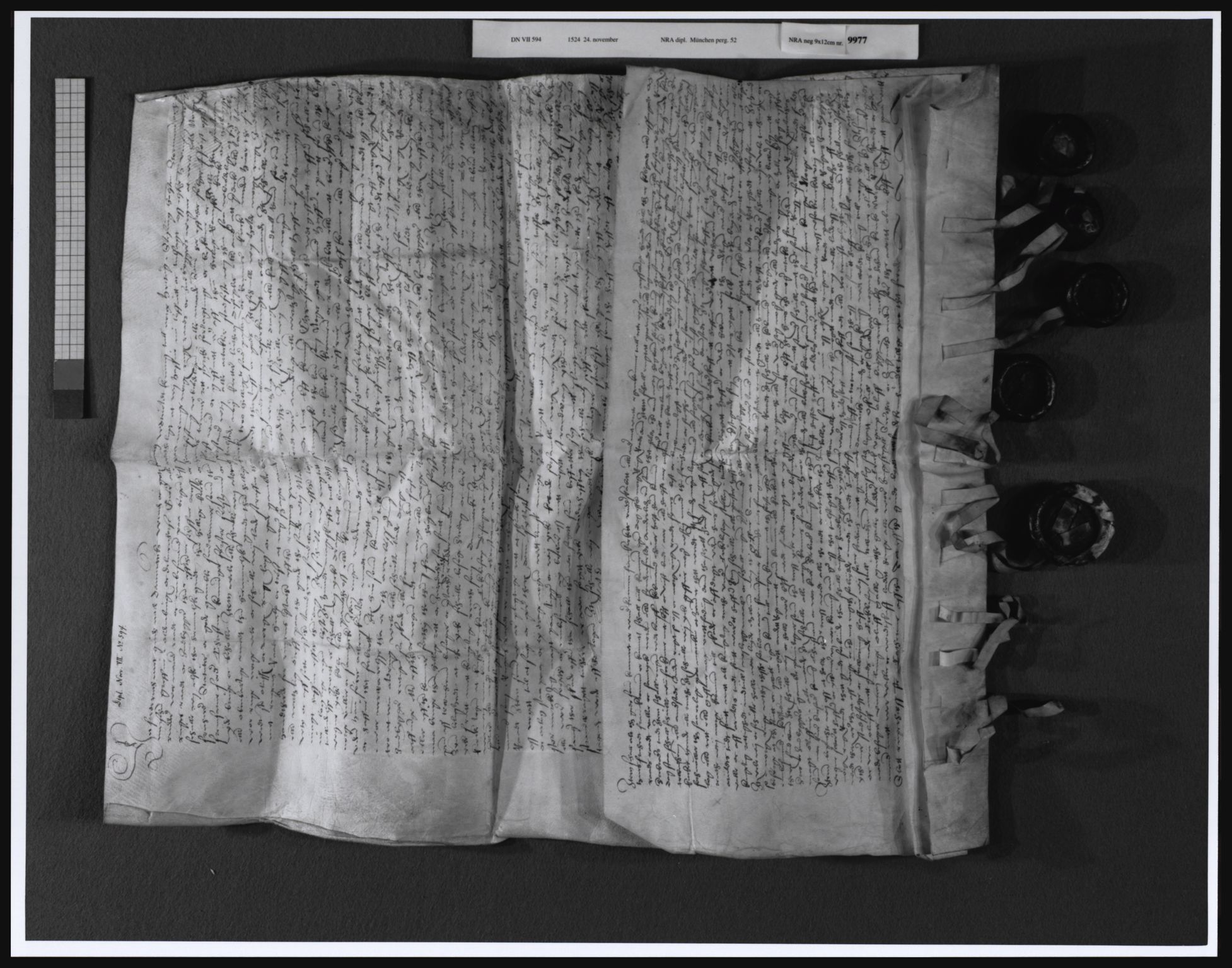Riksarkivets diplomsamling, AV/RA-EA-5965/F13/F13a/L0020: Pergament nr. 52, 1524, s. 2