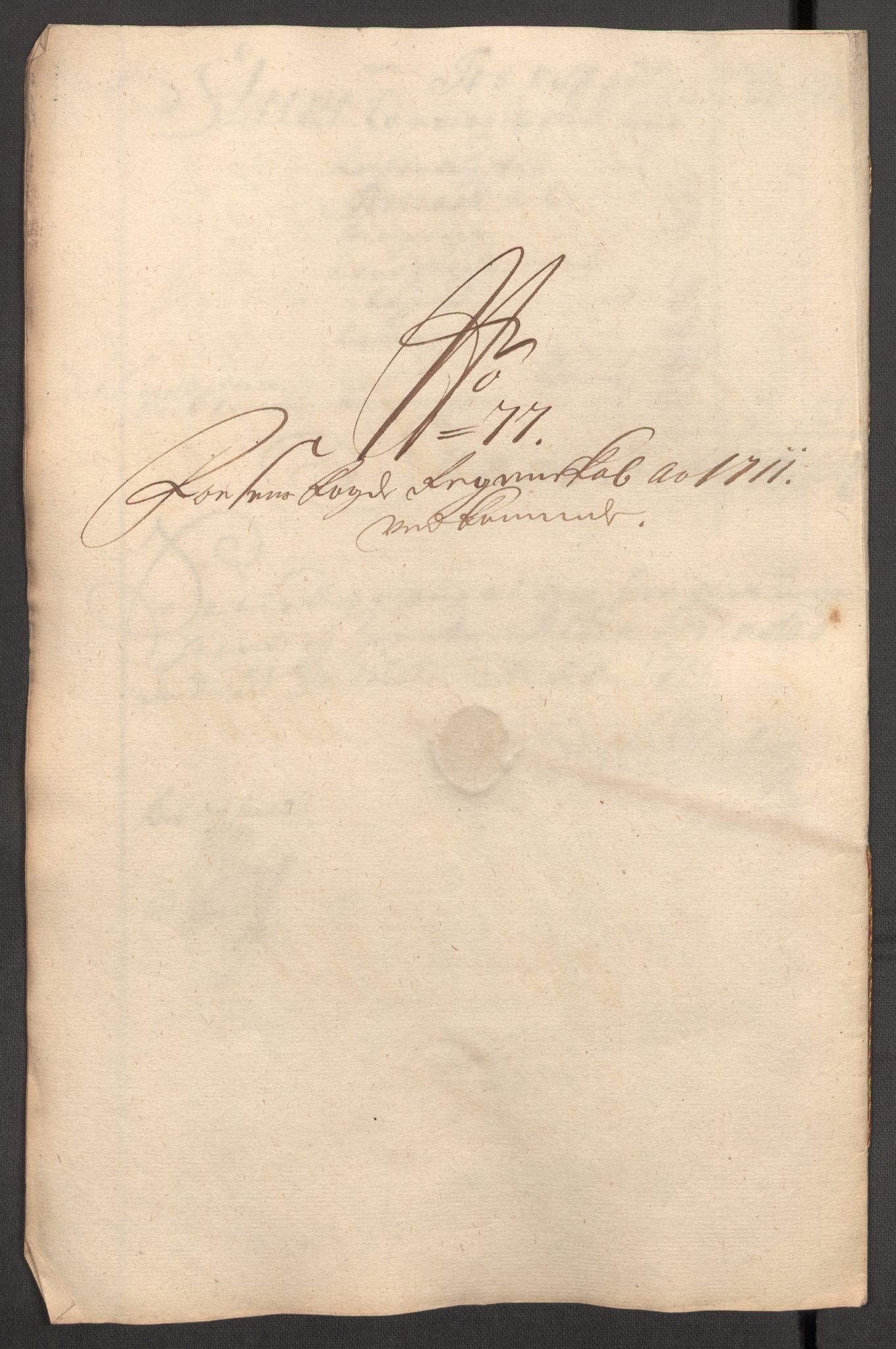 Rentekammeret inntil 1814, Reviderte regnskaper, Fogderegnskap, RA/EA-4092/R57/L3860: Fogderegnskap Fosen, 1711, s. 204