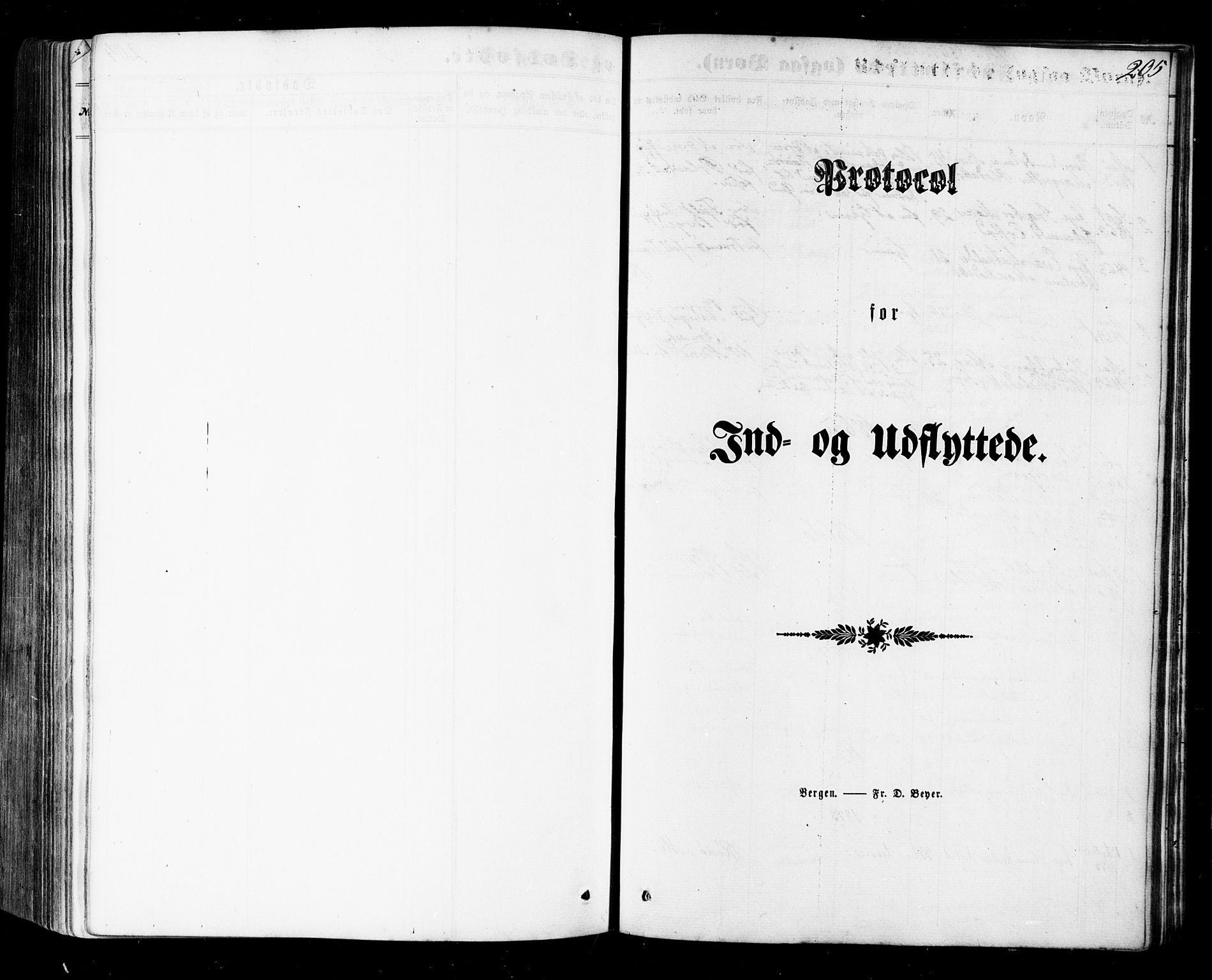 Ministerialprotokoller, klokkerbøker og fødselsregistre - Nordland, AV/SAT-A-1459/840/L0579: Ministerialbok nr. 840A01, 1863-1887, s. 205