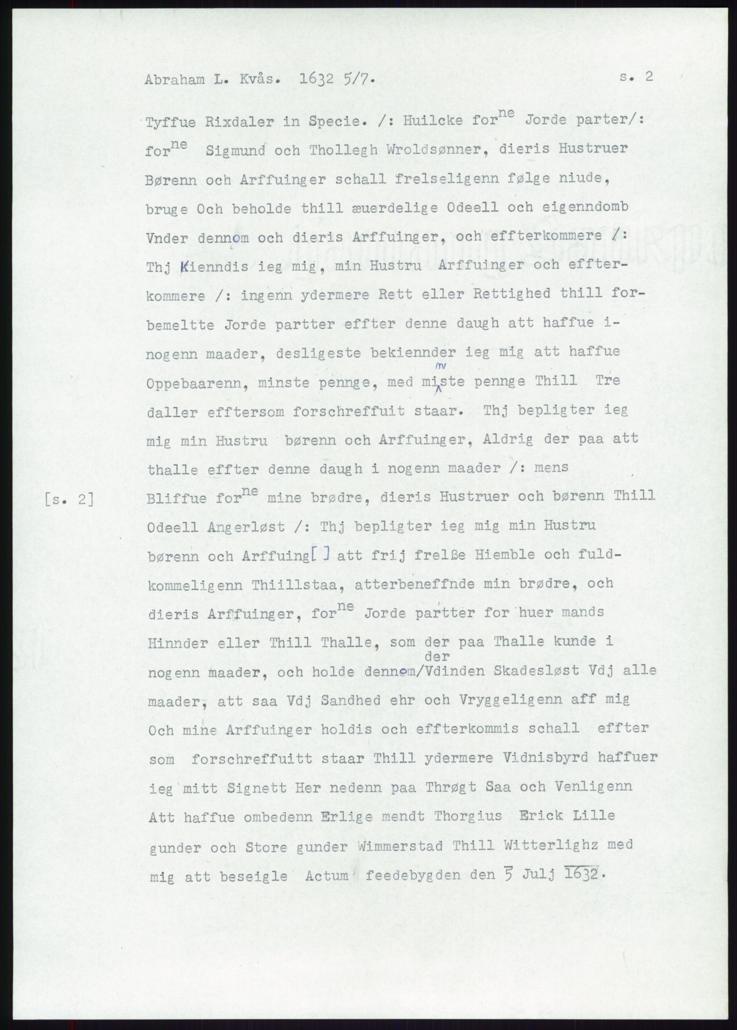 Samlinger til kildeutgivelse, Diplomavskriftsamlingen, AV/RA-EA-4053/H/Ha, s. 1883