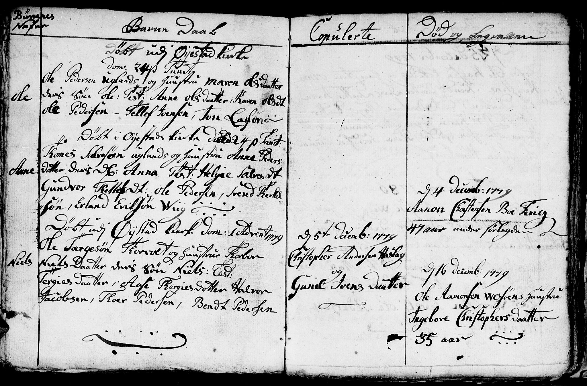 Fjære sokneprestkontor, AV/SAK-1111-0011/F/Fb/L0004: Klokkerbok nr. B 4, 1766-1785, s. 196b-197a