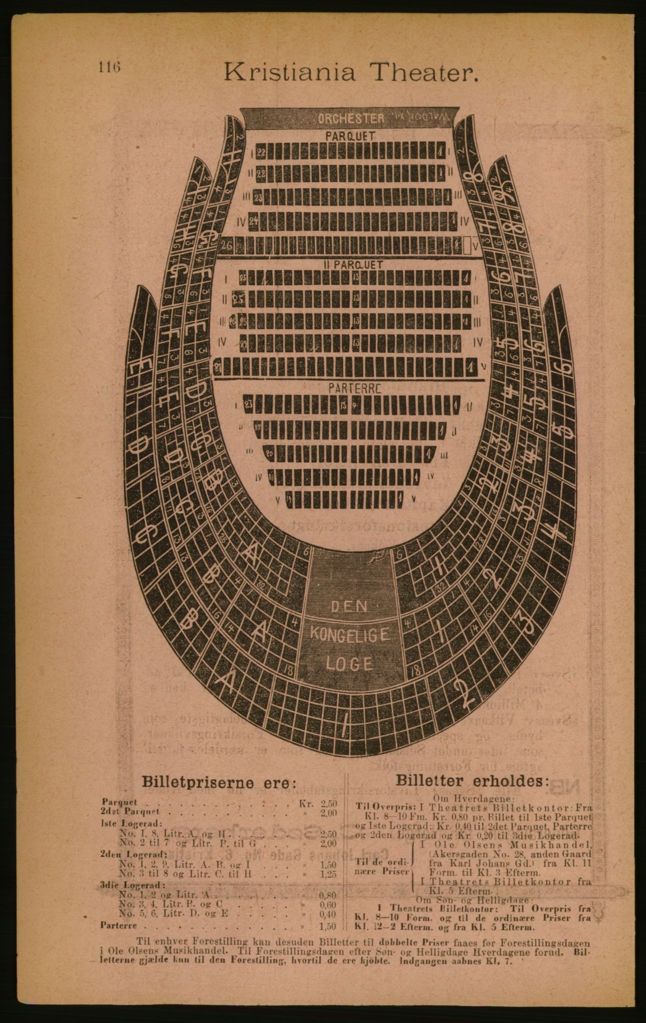 Kristiania/Oslo adressebok, PUBL/-, 1888, s. 116