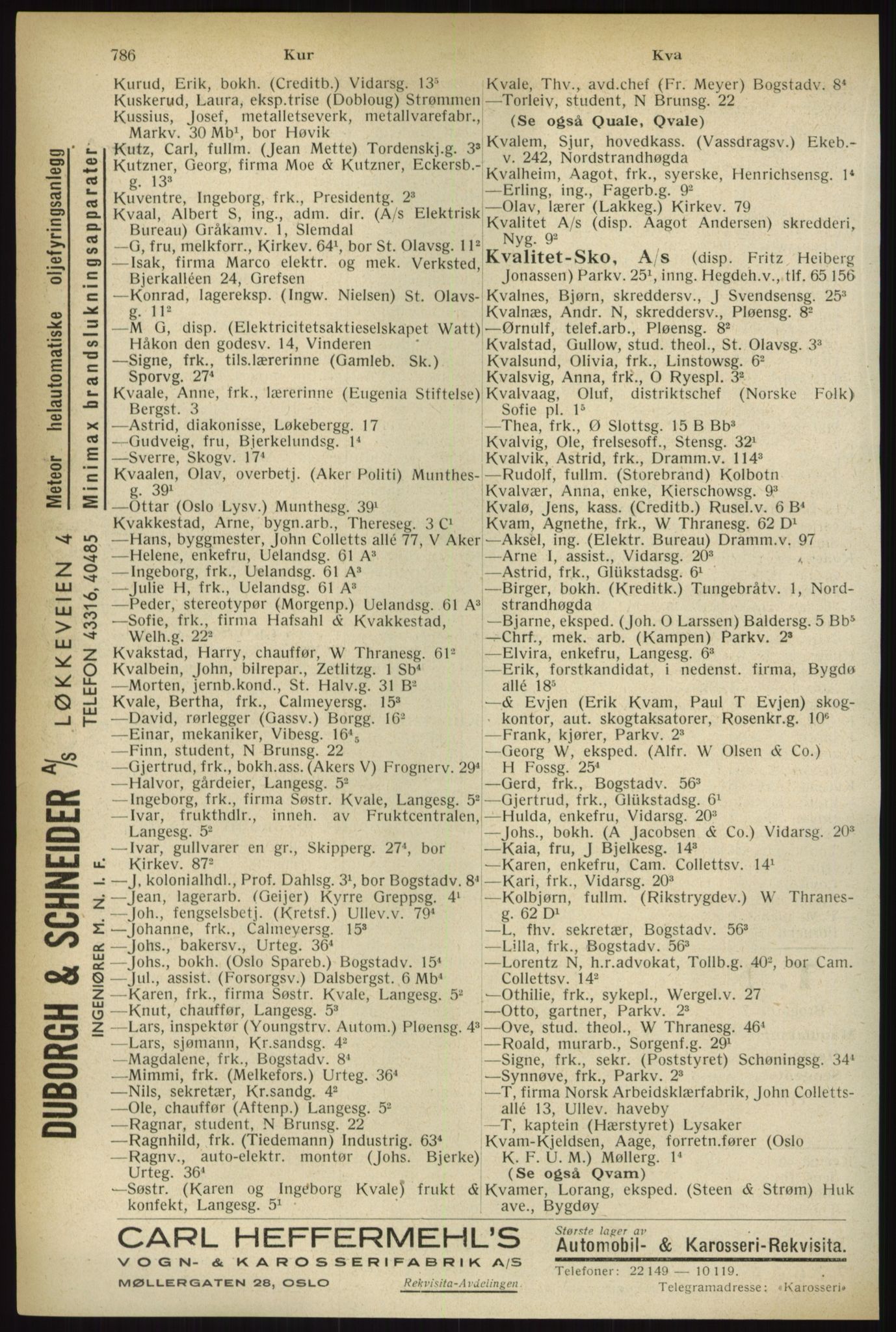 Kristiania/Oslo adressebok, PUBL/-, 1933, s. 786