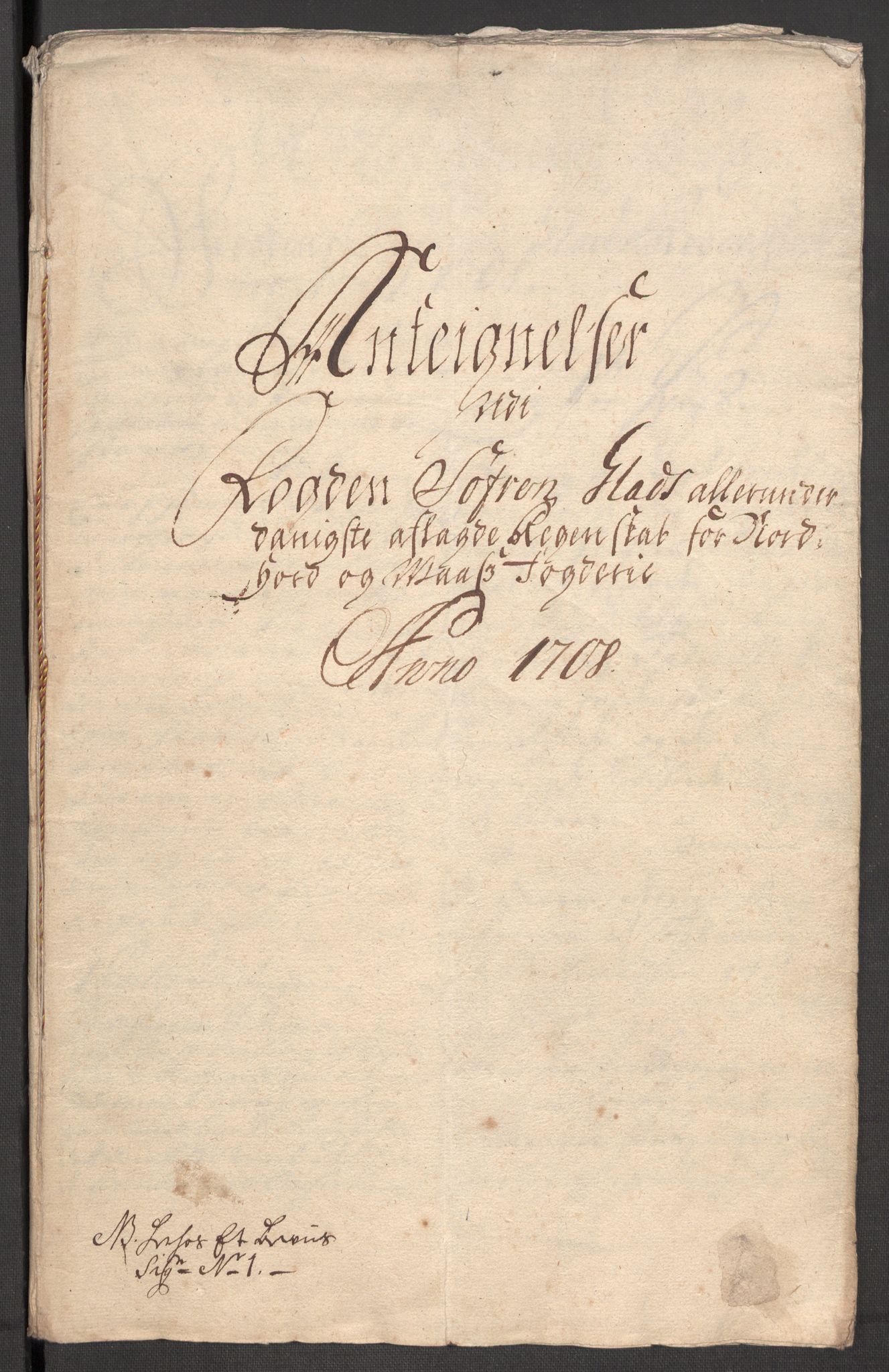 Rentekammeret inntil 1814, Reviderte regnskaper, Fogderegnskap, RA/EA-4092/R51/L3189: Fogderegnskap Nordhordland og Voss, 1708, s. 386