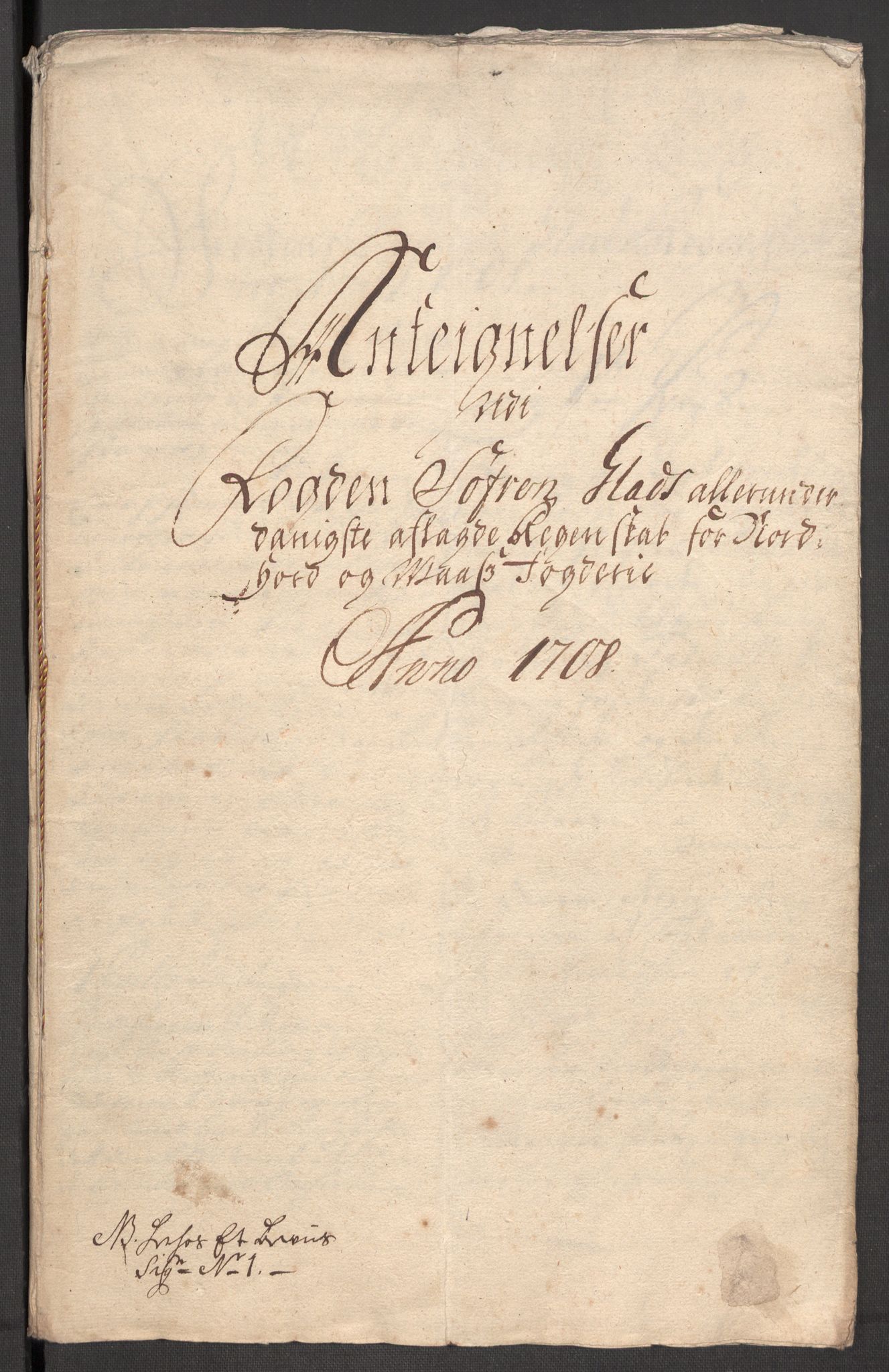 Rentekammeret inntil 1814, Reviderte regnskaper, Fogderegnskap, AV/RA-EA-4092/R51/L3189: Fogderegnskap Nordhordland og Voss, 1708, s. 386