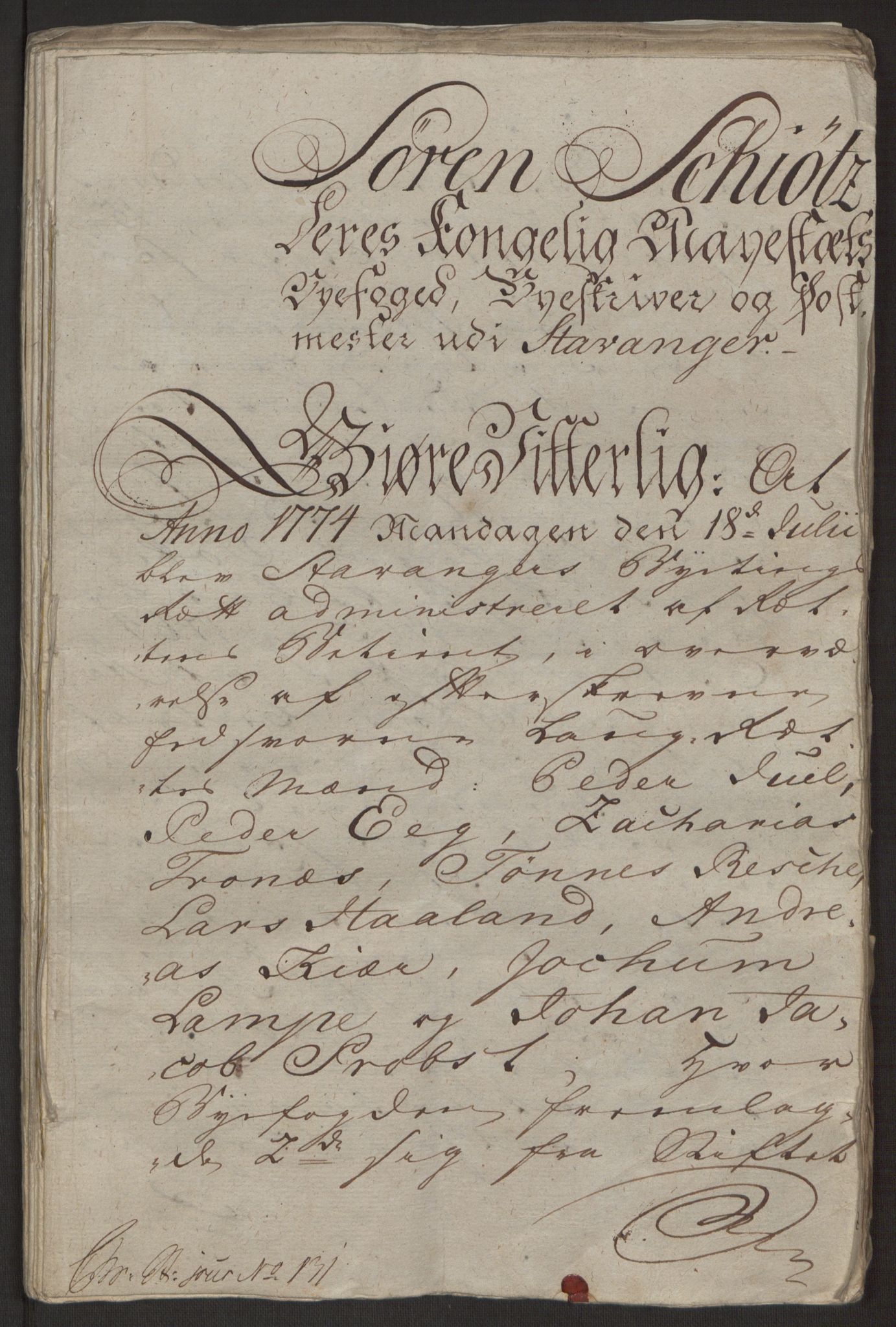 Rentekammeret inntil 1814, Reviderte regnskaper, Byregnskaper, RA/EA-4066/R/Ro/L0305/0001: [O6] Kontribusjonsregnskap / Ekstraskatt, 1762-1768, s. 269