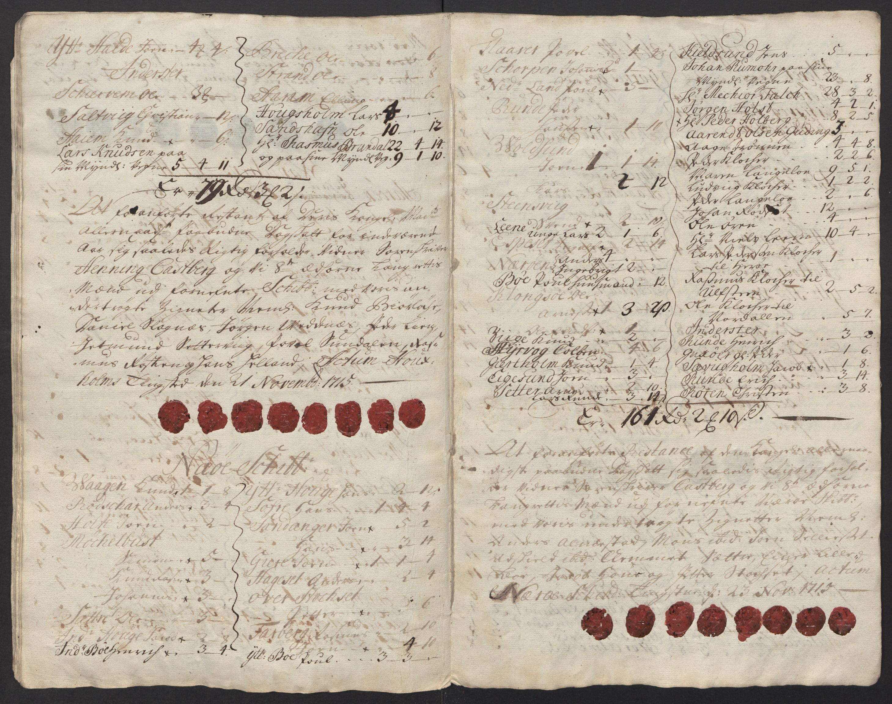 Rentekammeret inntil 1814, Reviderte regnskaper, Fogderegnskap, RA/EA-4092/R54/L3567: Fogderegnskap Sunnmøre, 1715, s. 310