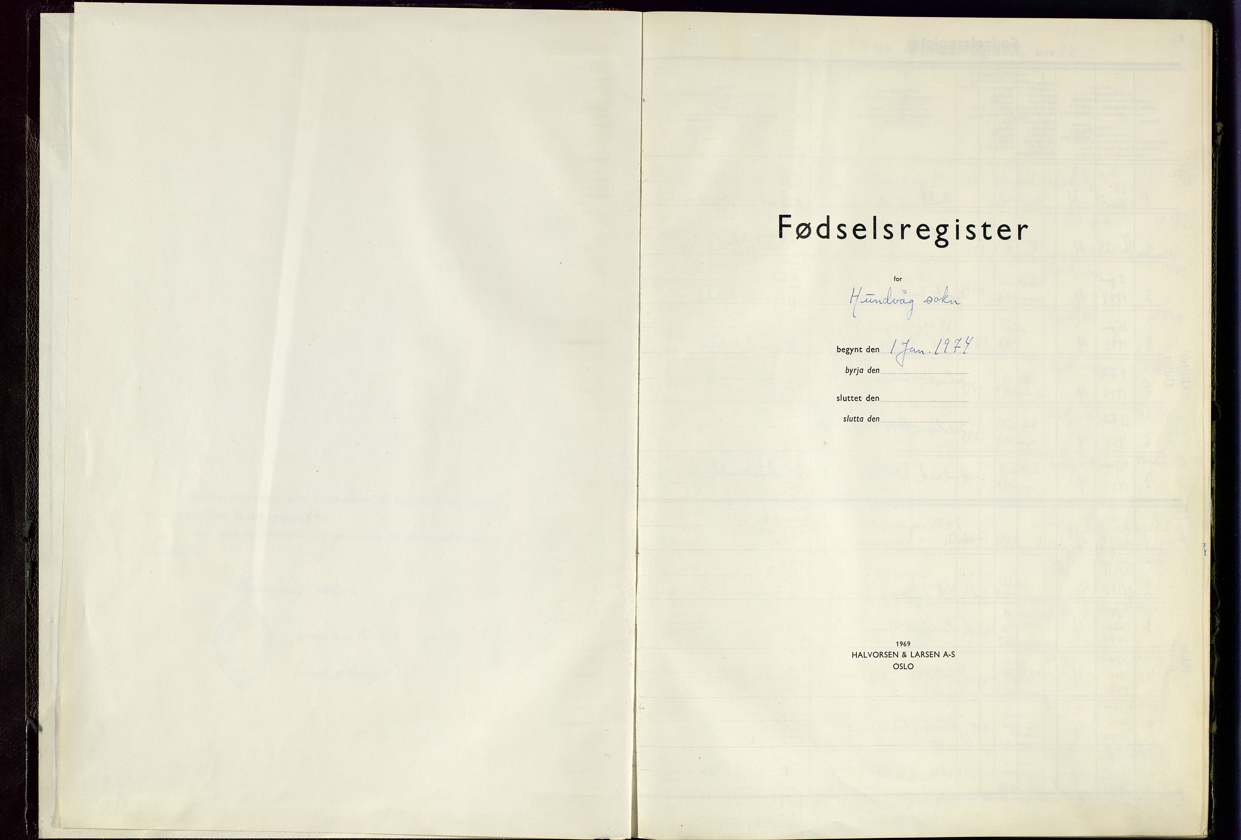 Hundvåg sokneprestkontor, AV/SAST-A-101817/001/70/704BA/L0001: Fødselsregister nr. 1, 1974-1982