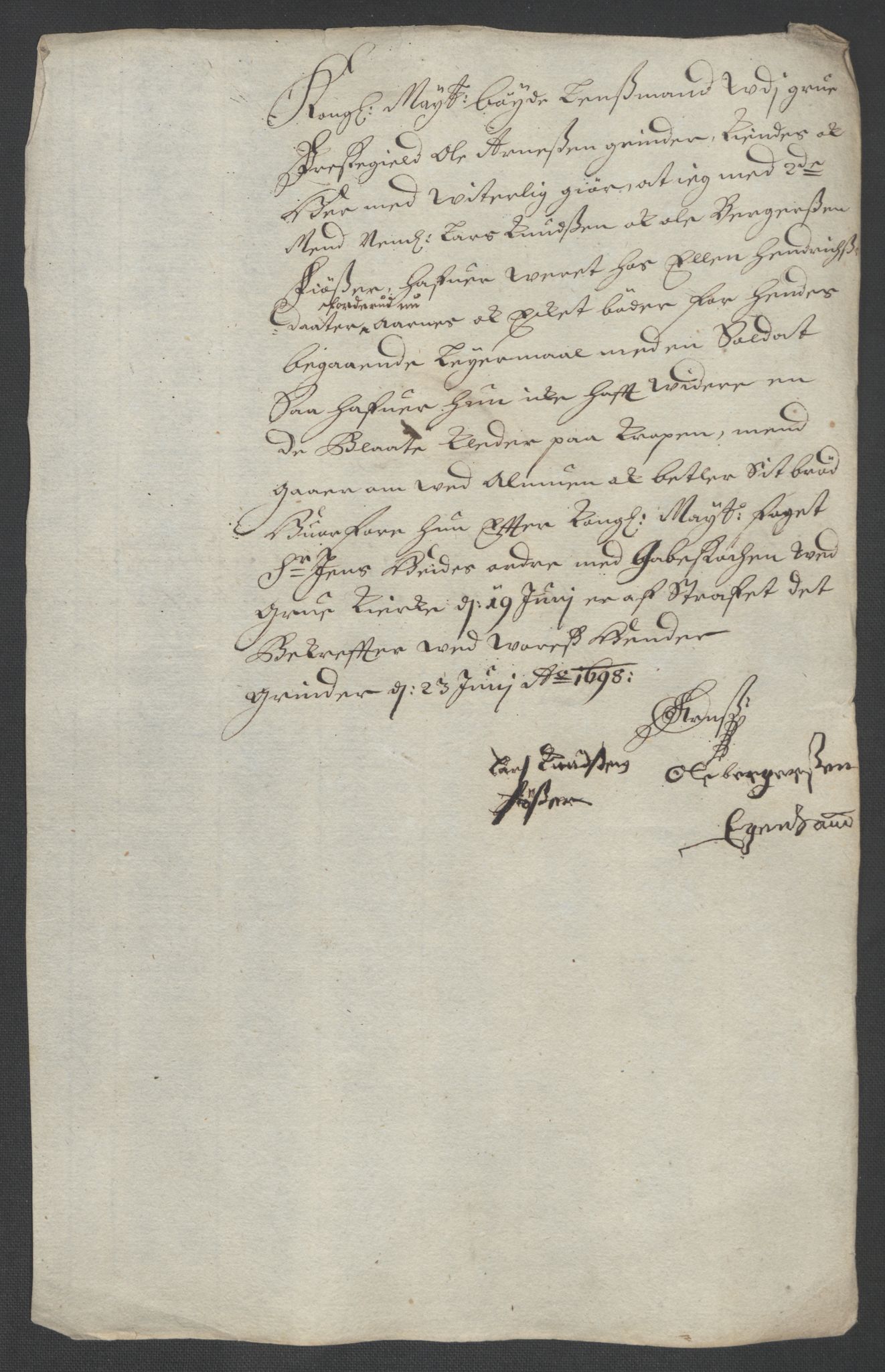 Rentekammeret inntil 1814, Reviderte regnskaper, Fogderegnskap, AV/RA-EA-4092/R13/L0836: Fogderegnskap Solør, Odal og Østerdal, 1698, s. 21