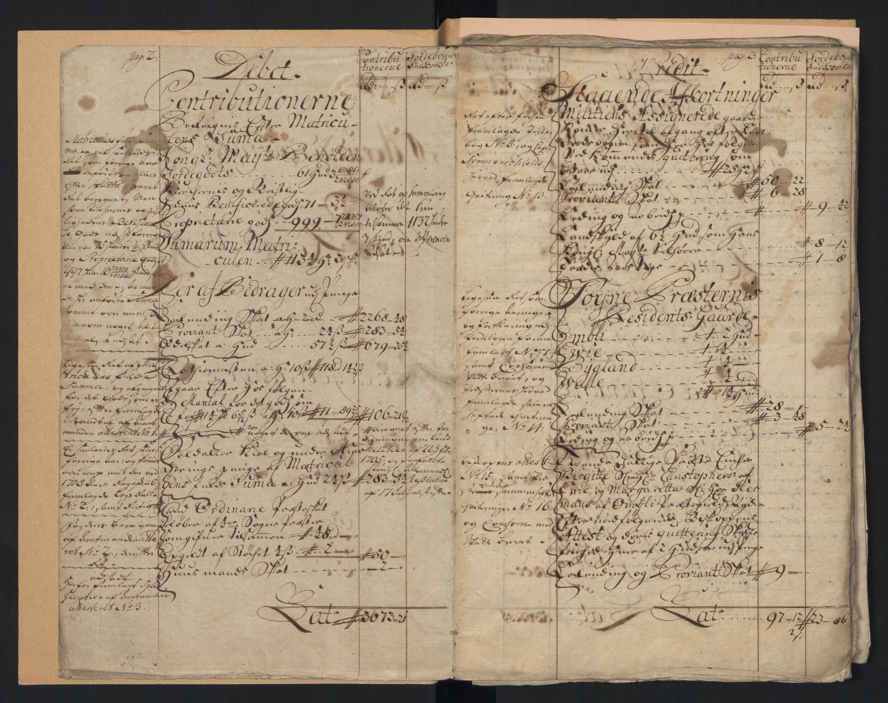Rentekammeret inntil 1814, Reviderte regnskaper, Fogderegnskap, RA/EA-4092/R40/L2452: Fogderegnskap Råbyggelag, 1716-1717, s. 3