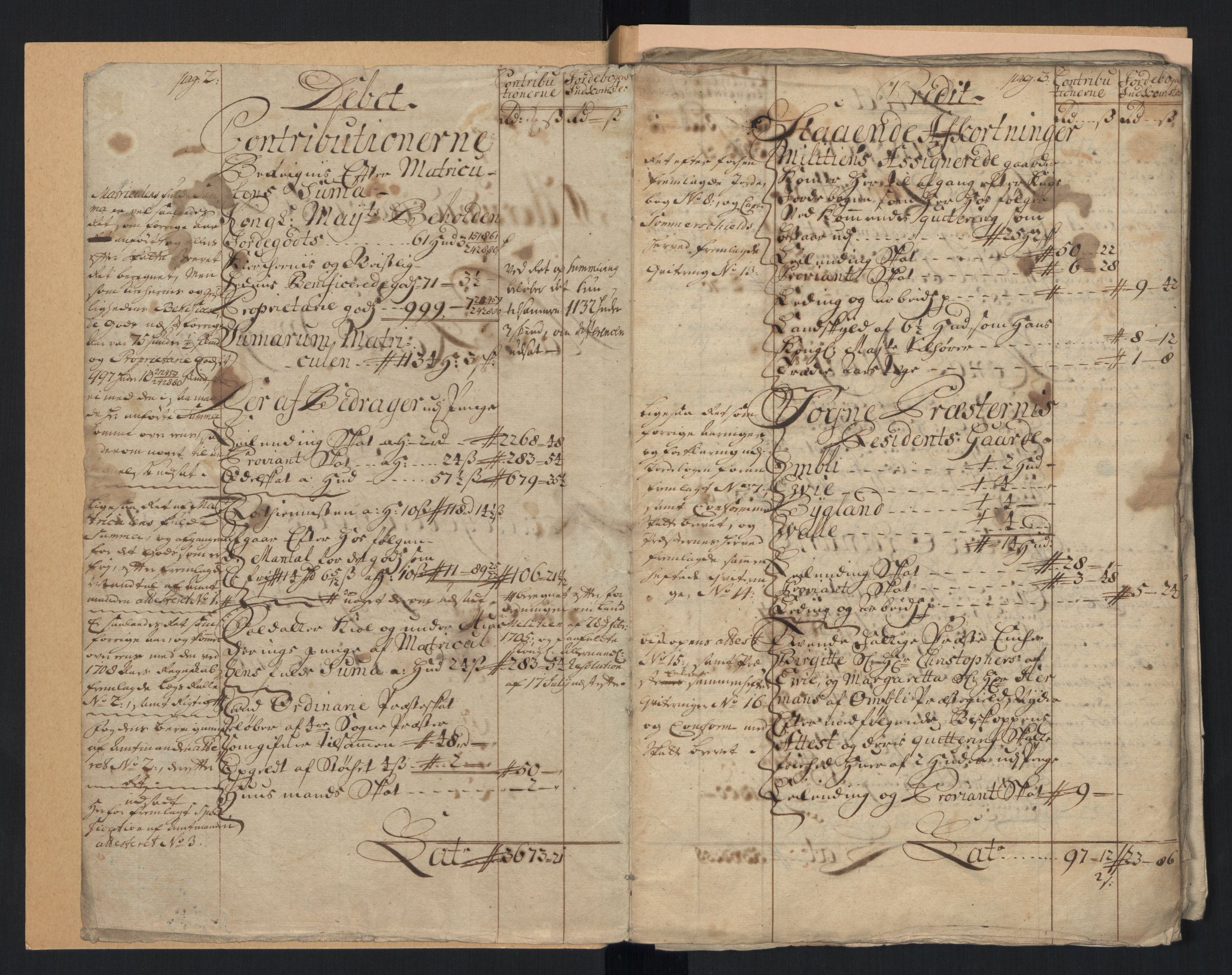 Rentekammeret inntil 1814, Reviderte regnskaper, Fogderegnskap, AV/RA-EA-4092/R40/L2452: Fogderegnskap Råbyggelag, 1716-1717, s. 3