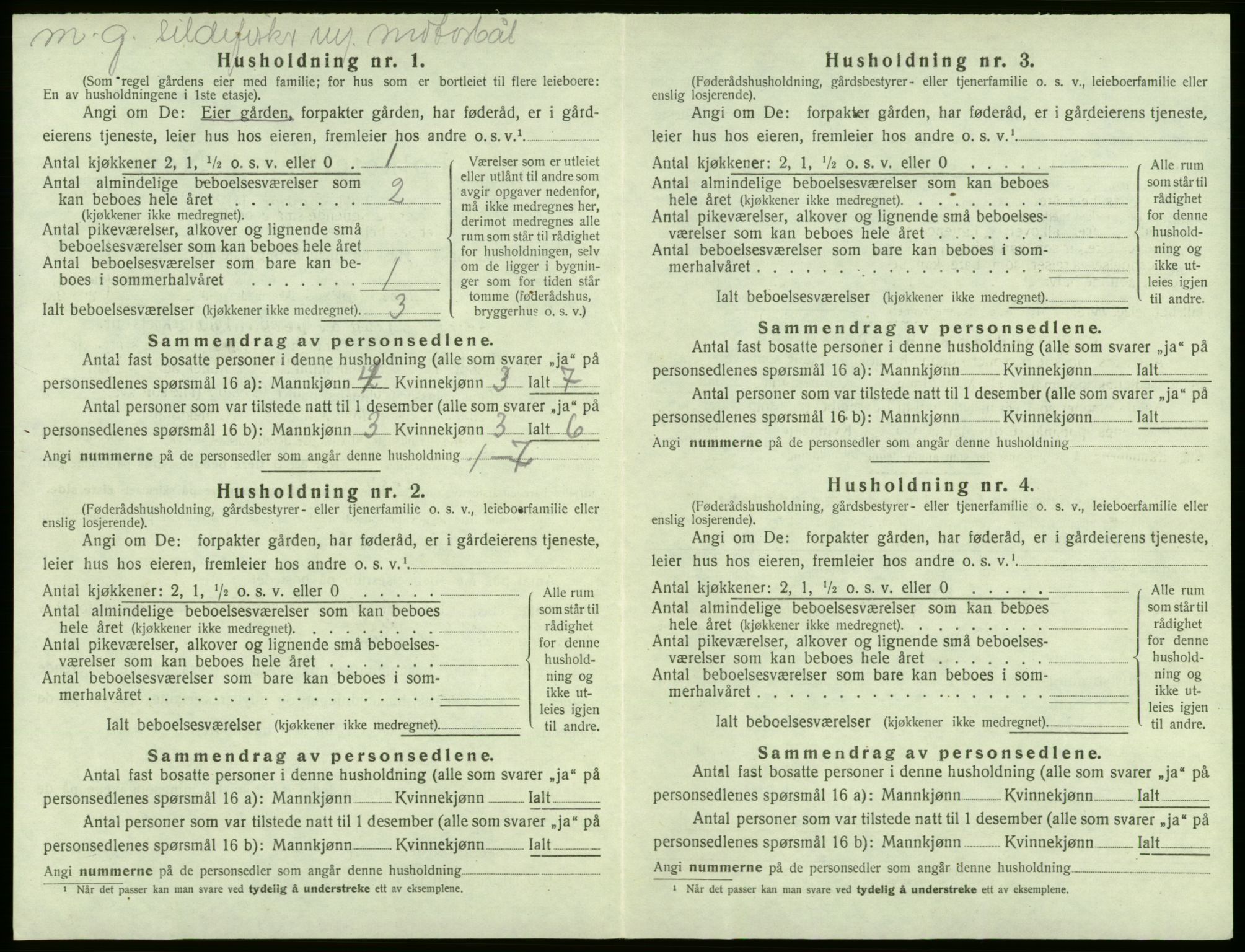 SAB, Folketelling 1920 for 1245 Sund herred, 1920, s. 516