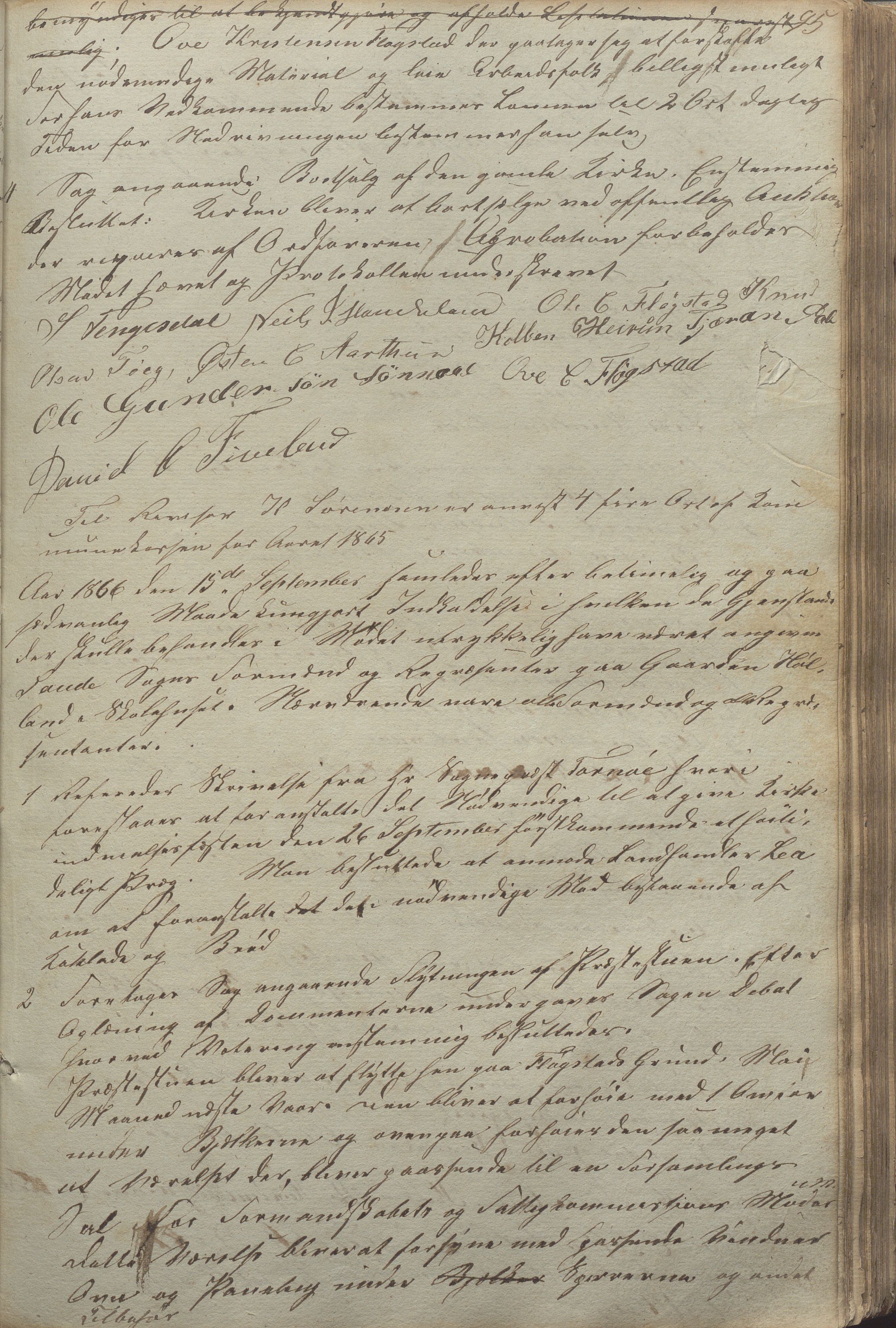 Sauda kommune - Formannskapet/sentraladministrasjonen, IKAR/K-100597/A/Aa/L0001: Møtebok, 1838-1888, s. 95a