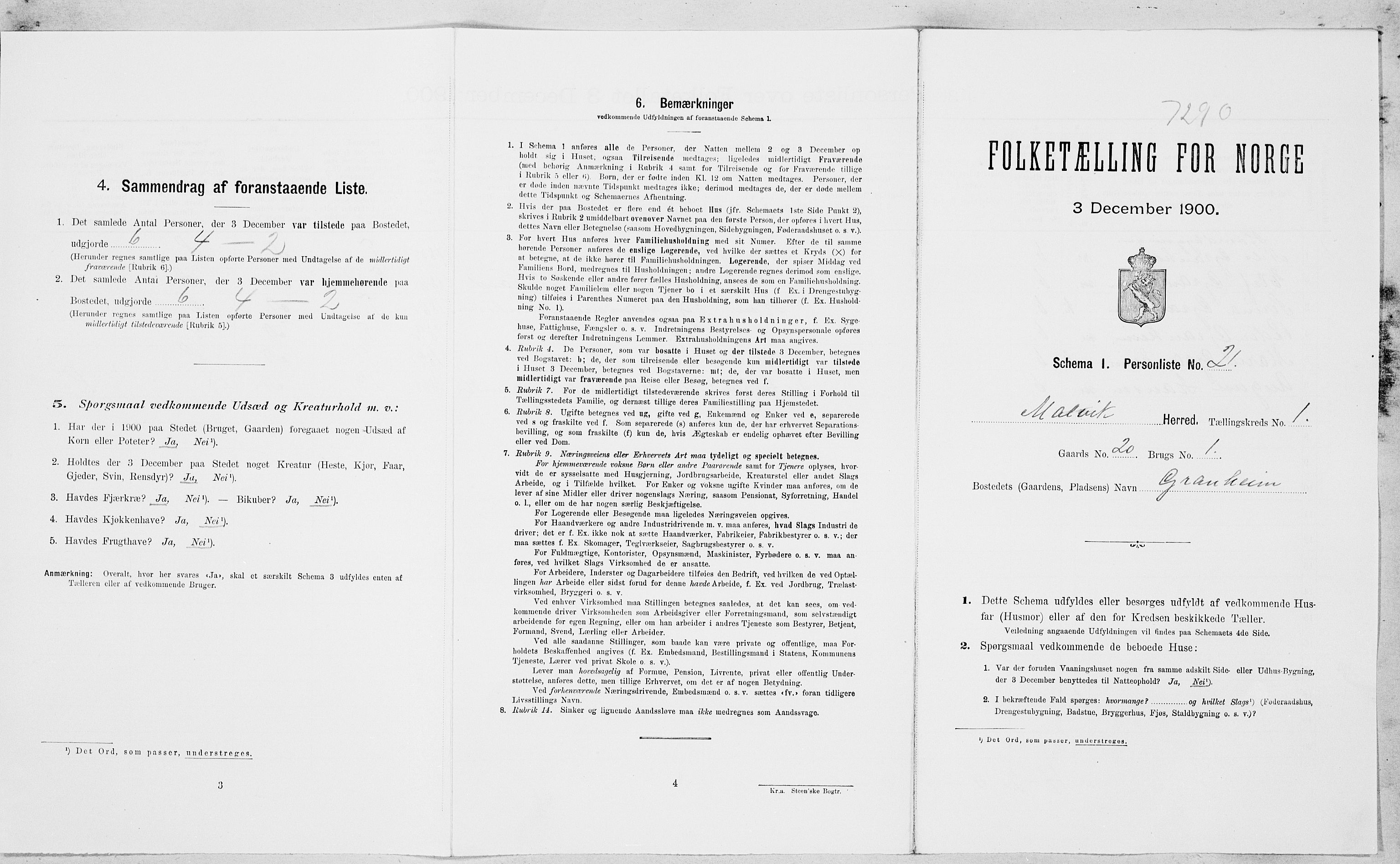 , Folketelling 1900 for 1663 Malvik herred, 1900, s. 60