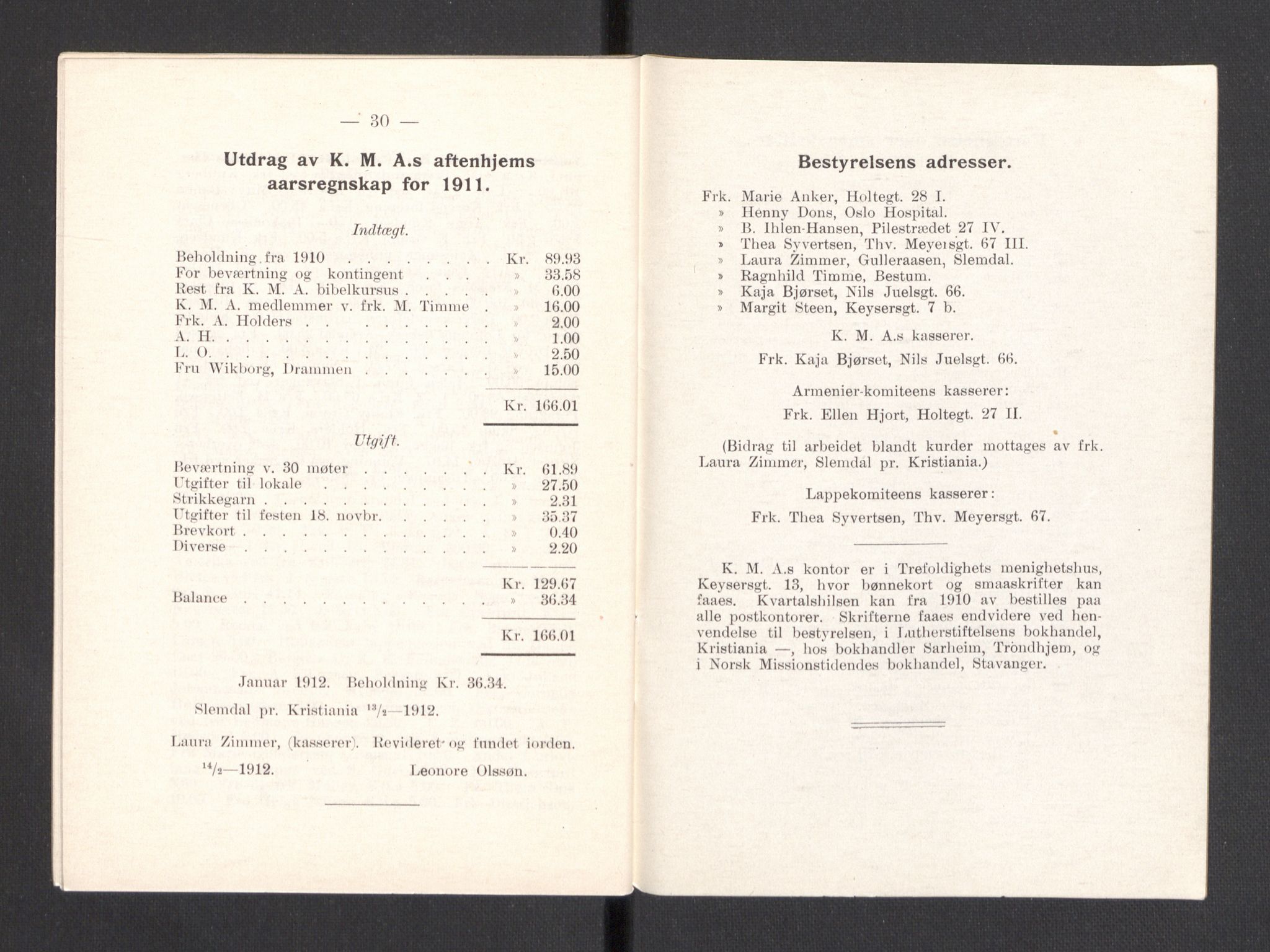 Kvinnelige Misjonsarbeidere, AV/RA-PA-0699/F/Fa/L0001/0008: -- / Trykte beretninger. 10-, 20, 25, og 30-årsjubileum, 1902-1932