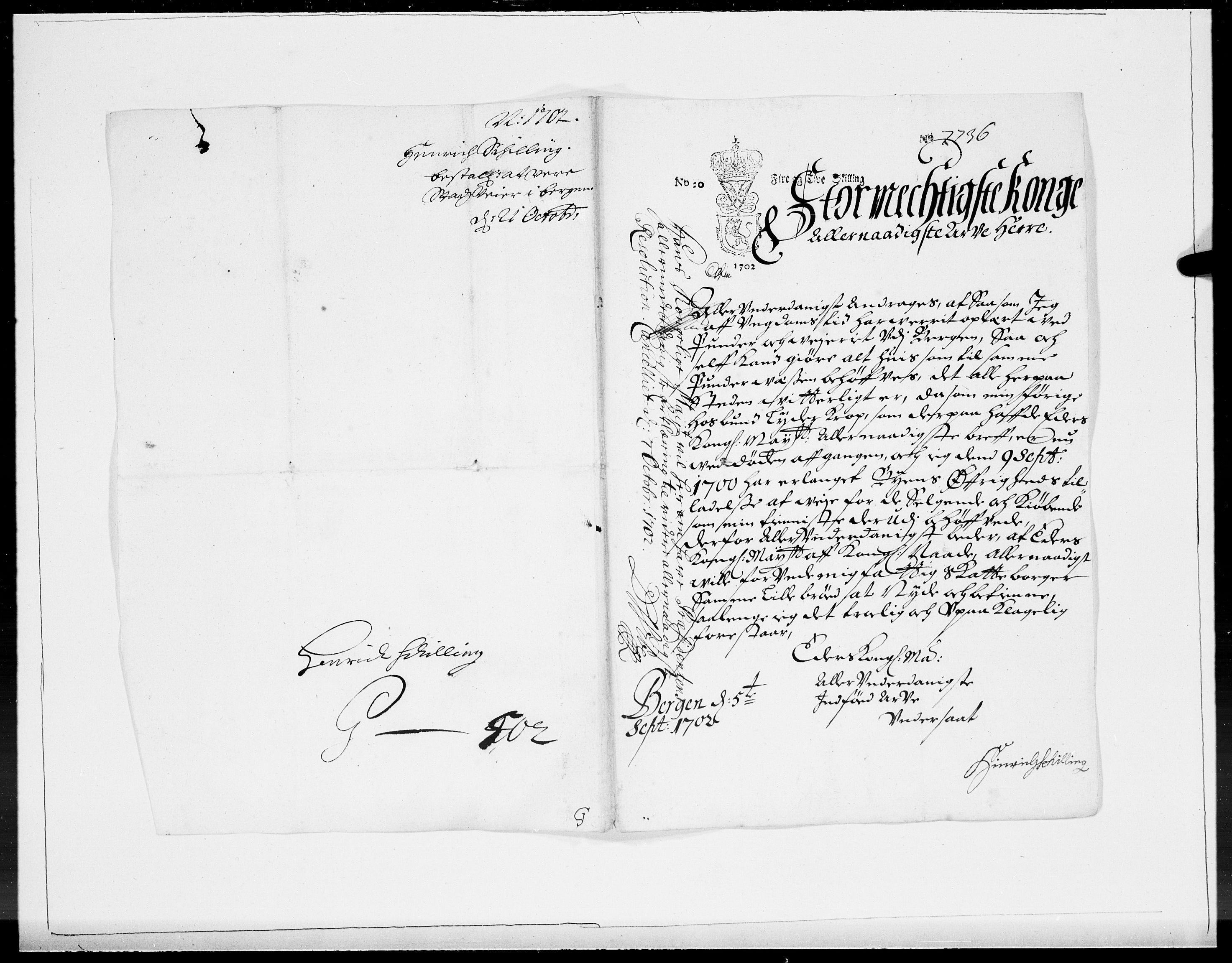 Danske Kanselli 1572-1799, AV/RA-EA-3023/F/Fc/Fcc/Fcca/L0053: Norske innlegg 1572-1799, 1702, s. 211