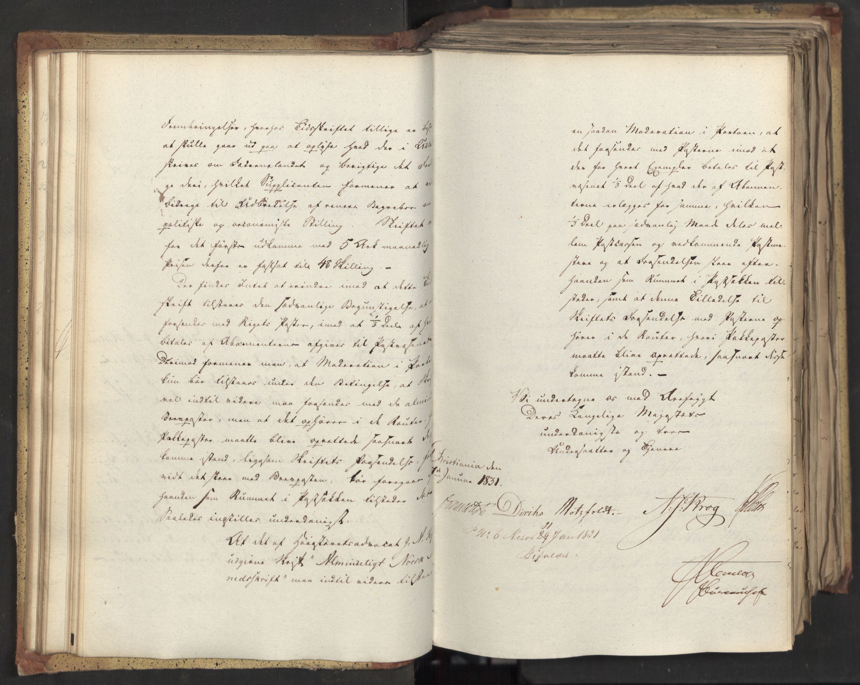 Statsrådsavdelingen i Stockholm, AV/RA-S-1003/D/Da/L0069: Regjeringsinnstillinger nr. 877-1046, 1831, s. 54