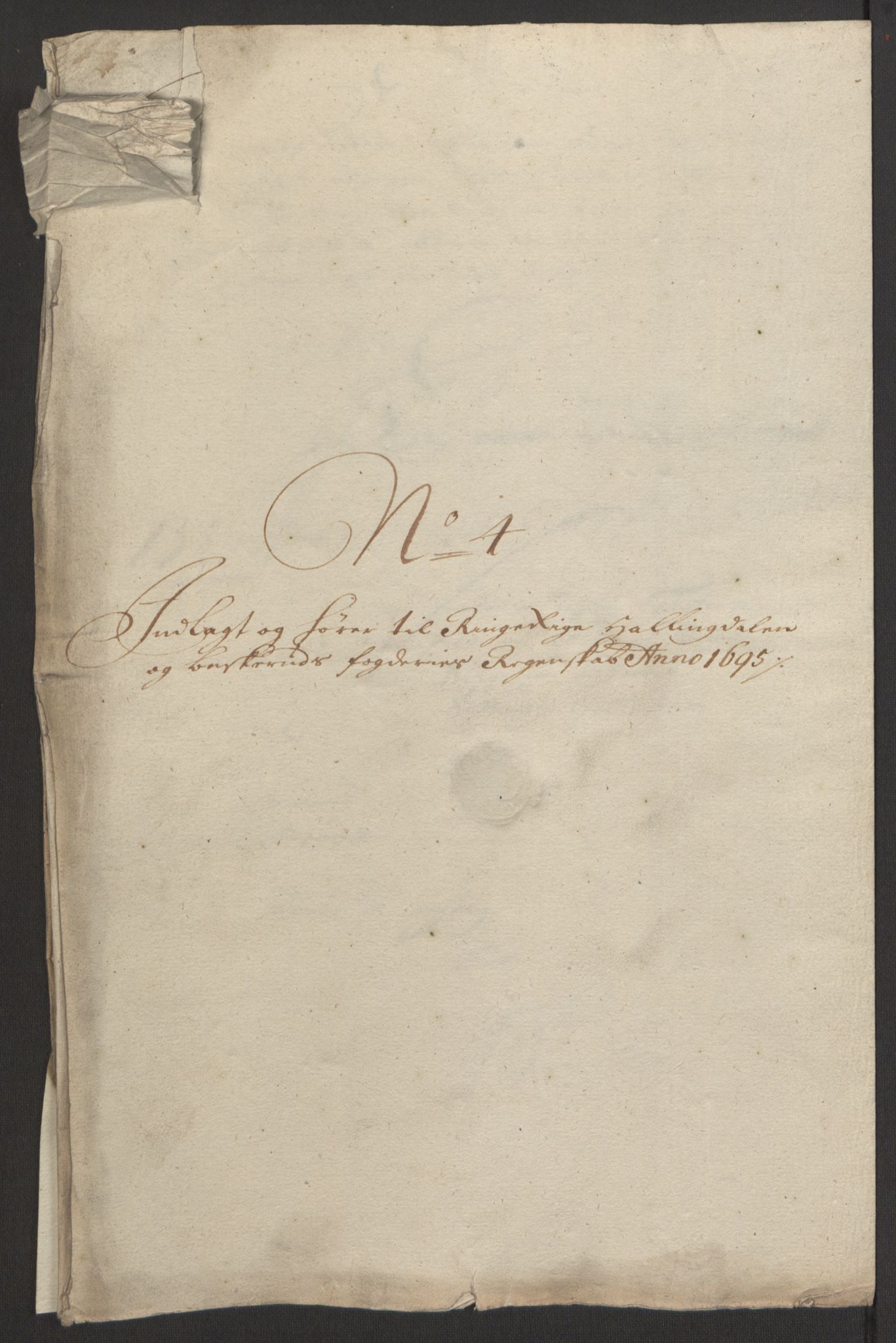 Rentekammeret inntil 1814, Reviderte regnskaper, Fogderegnskap, AV/RA-EA-4092/R22/L1452: Fogderegnskap Ringerike, Hallingdal og Buskerud, 1695, s. 343