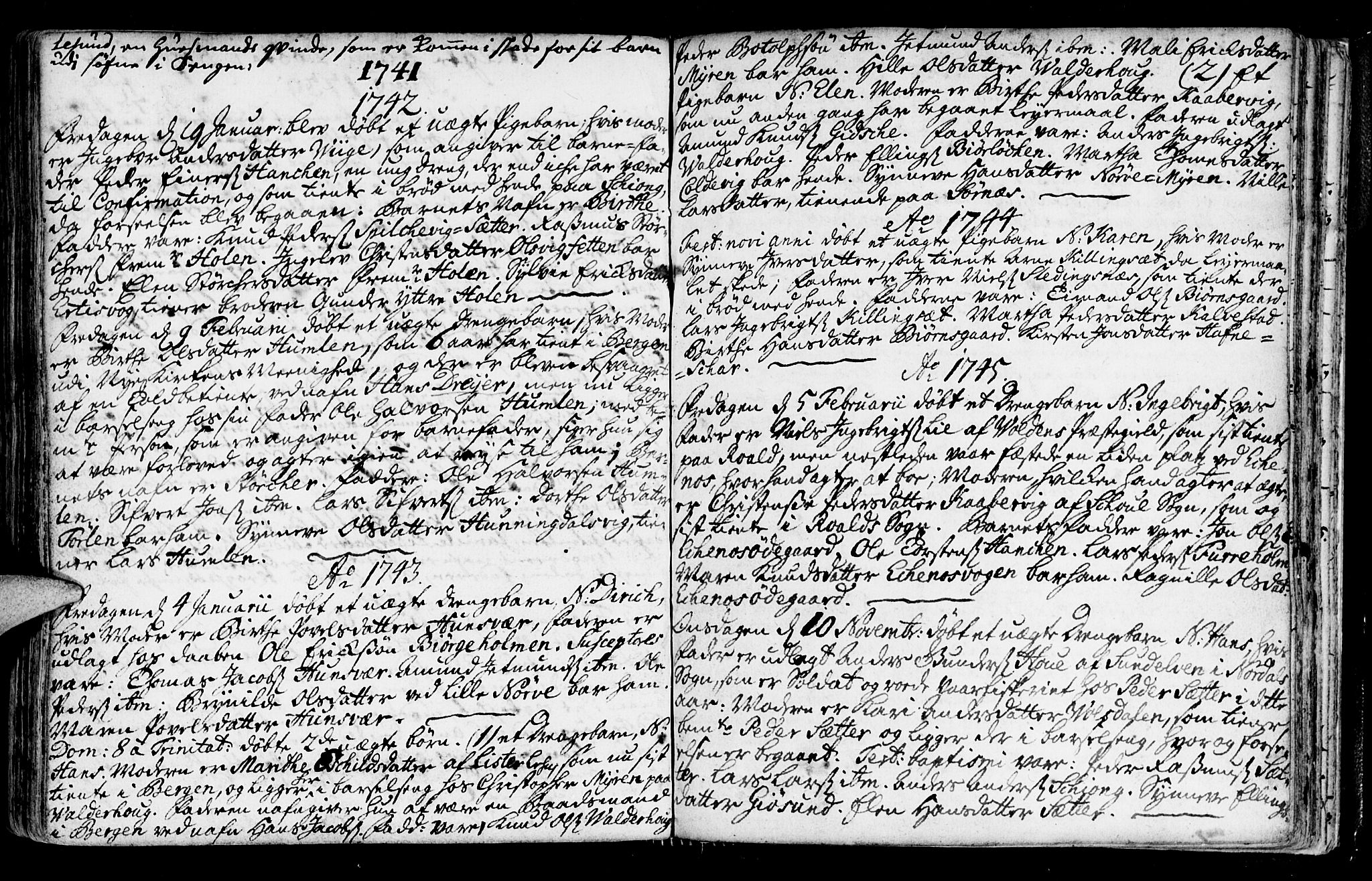Ministerialprotokoller, klokkerbøker og fødselsregistre - Møre og Romsdal, AV/SAT-A-1454/528/L0391: Ministerialbok nr. 528A02, 1739-1761