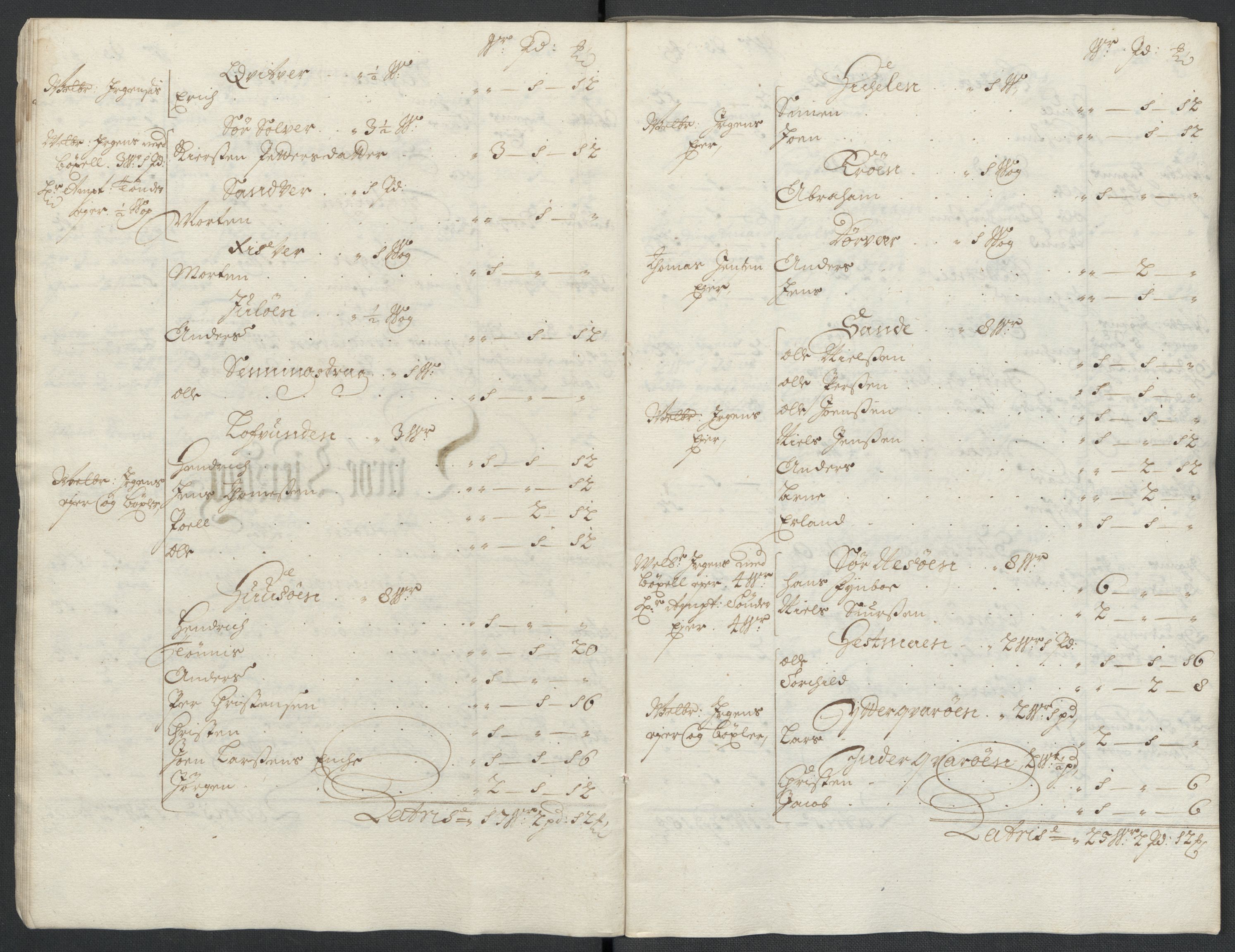 Rentekammeret inntil 1814, Reviderte regnskaper, Fogderegnskap, RA/EA-4092/R65/L4506: Fogderegnskap Helgeland, 1697-1698, s. 25