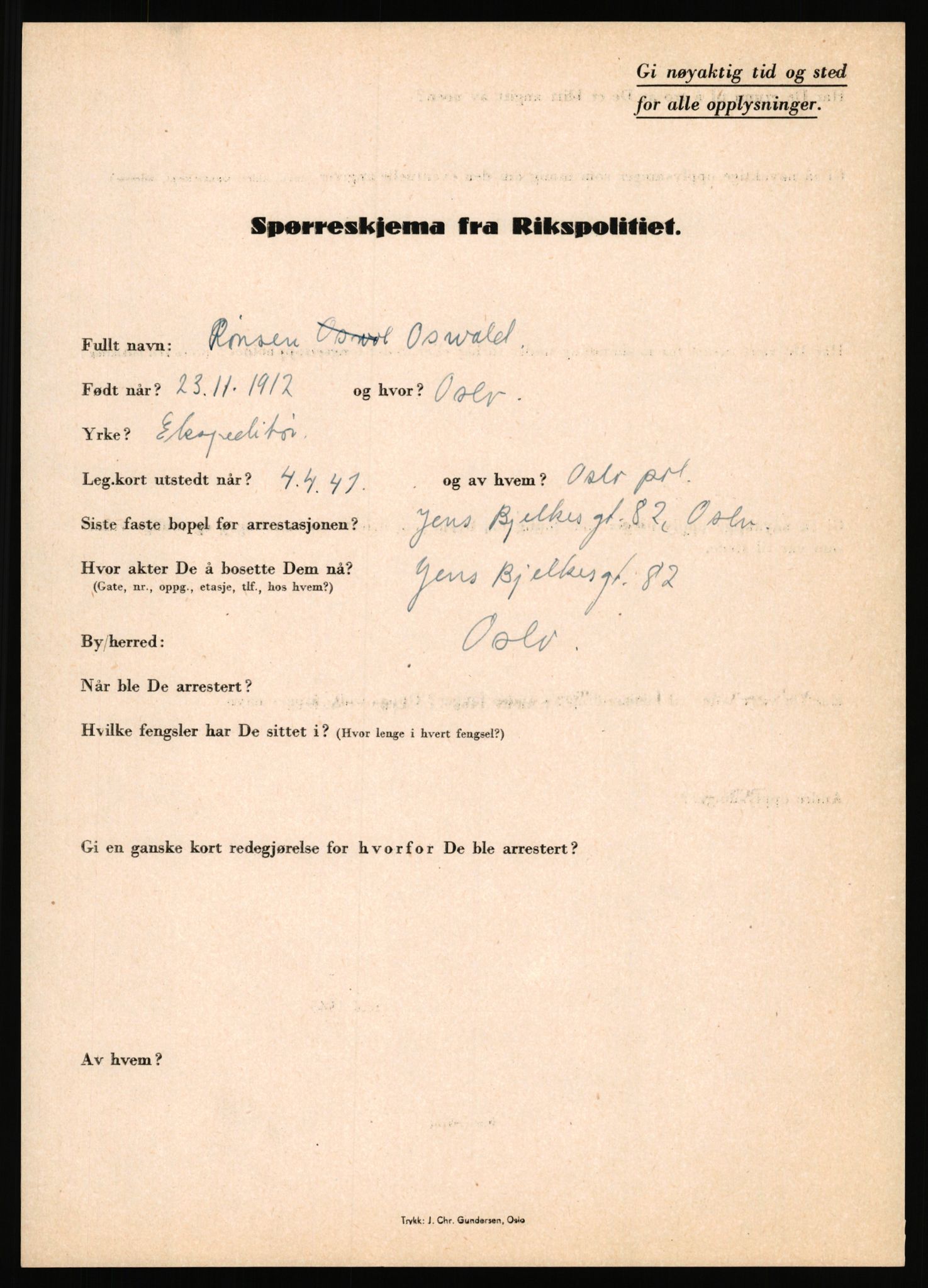 Rikspolitisjefen, AV/RA-S-1560/L/L0014: Pettersen, Aksel - Savosnick, Ernst, 1940-1945, s. 1004