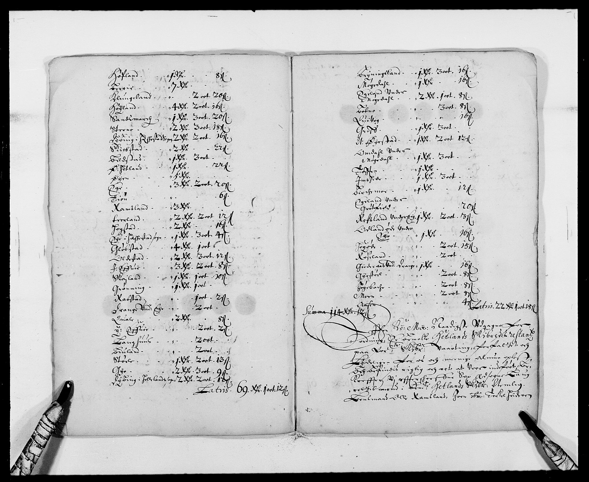 Rentekammeret inntil 1814, Reviderte regnskaper, Fogderegnskap, AV/RA-EA-4092/R46/L2713: Fogderegnskap Jæren og Dalane, 1671-1672, s. 171