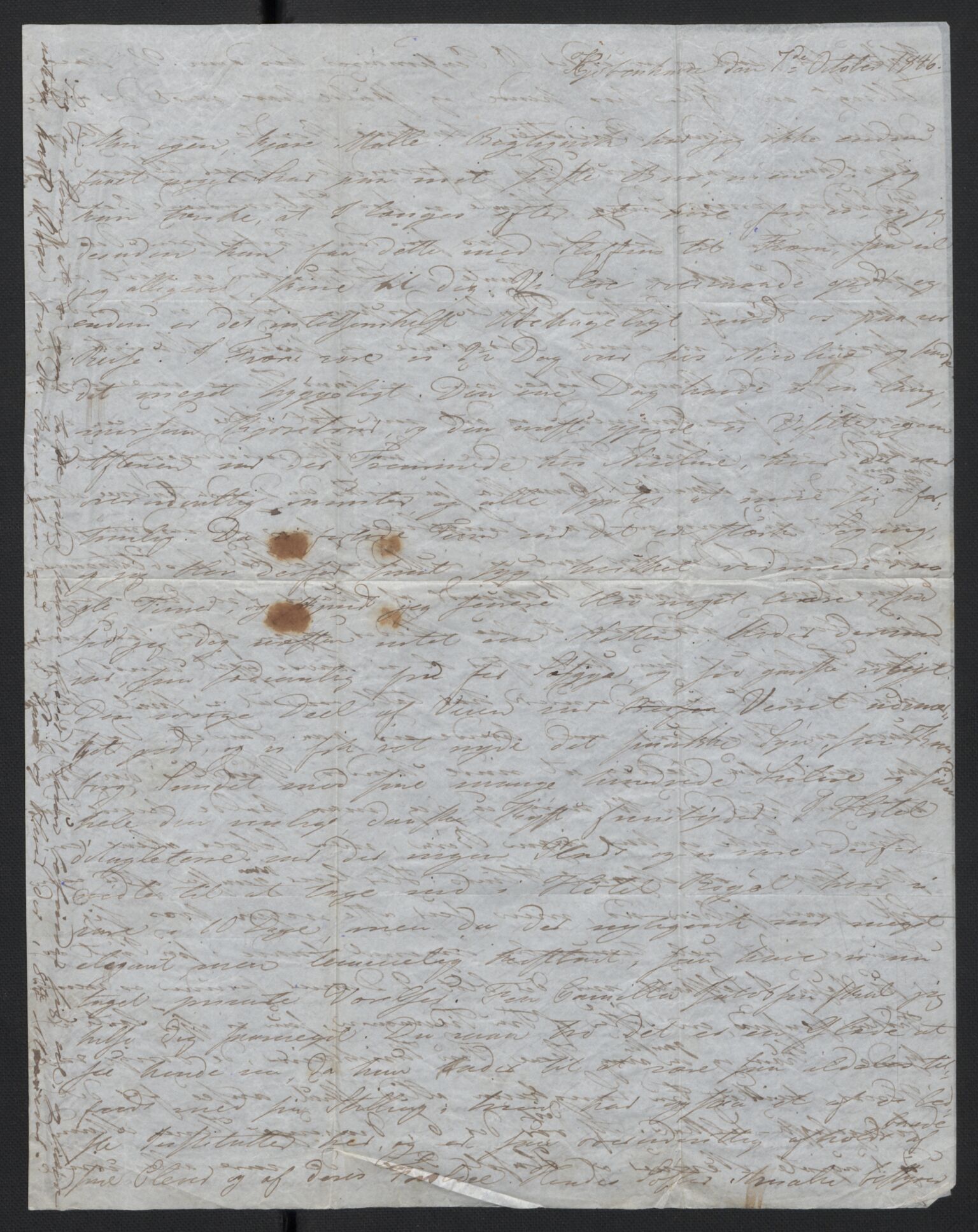 Wisløff-slekten, AV/RA-PA-0865/G/L0005: Familiebrev, 1820-1896, s. 2