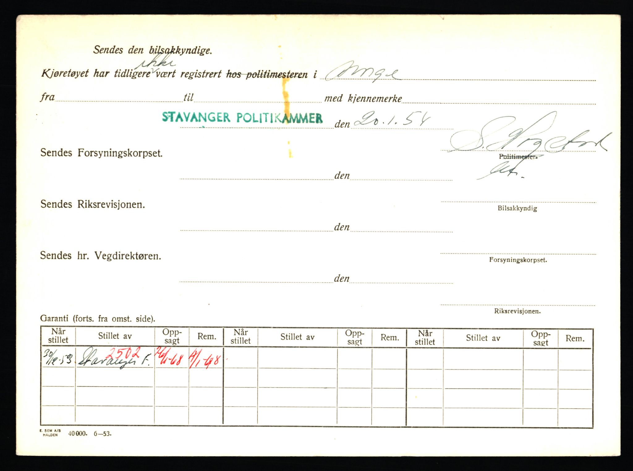 Stavanger trafikkstasjon, AV/SAST-A-101942/0/F/L0012: L-4200 - L-4699, 1930-1971, s. 204