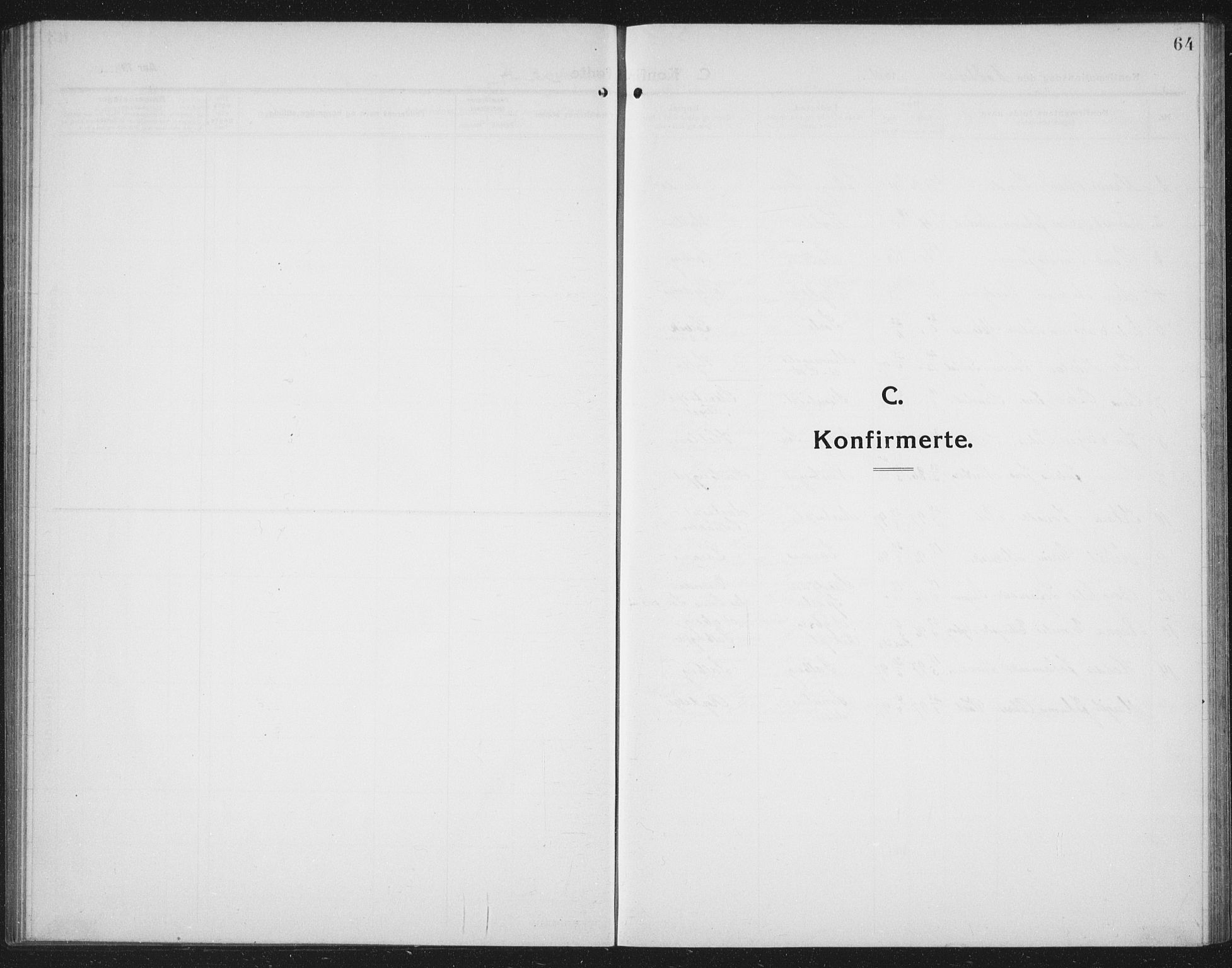 Ministerialprotokoller, klokkerbøker og fødselsregistre - Nord-Trøndelag, AV/SAT-A-1458/731/L0312: Klokkerbok nr. 731C03, 1911-1935, s. 64